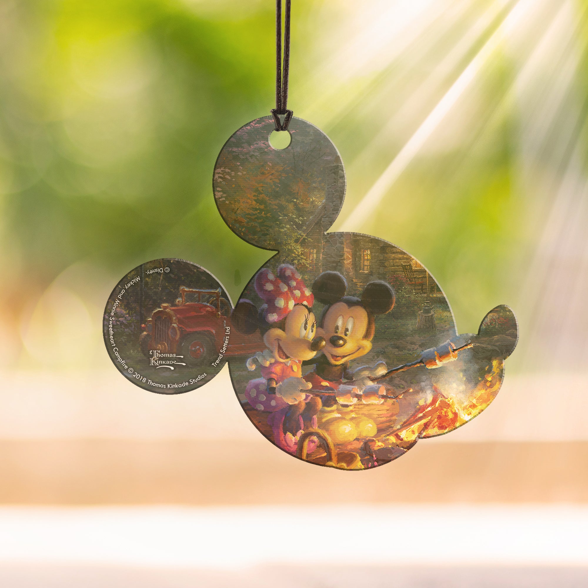 Disney (Mickey and Minnie Sweetheart Campfire) Hanging Acrylic Print ACPMICKEY335