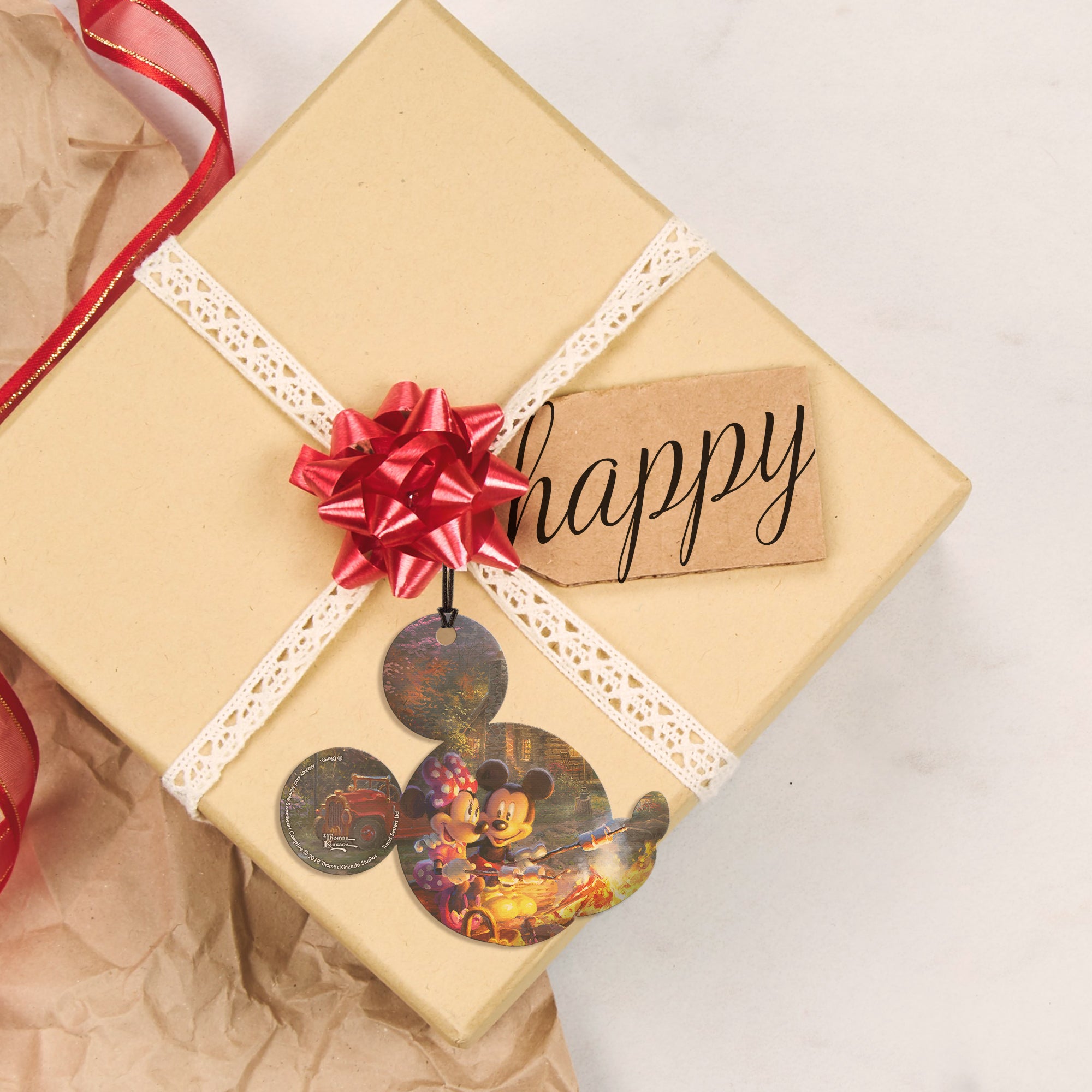 Disney (Mickey and Minnie Sweetheart Campfire) Hanging Acrylic Print ACPMICKEY335