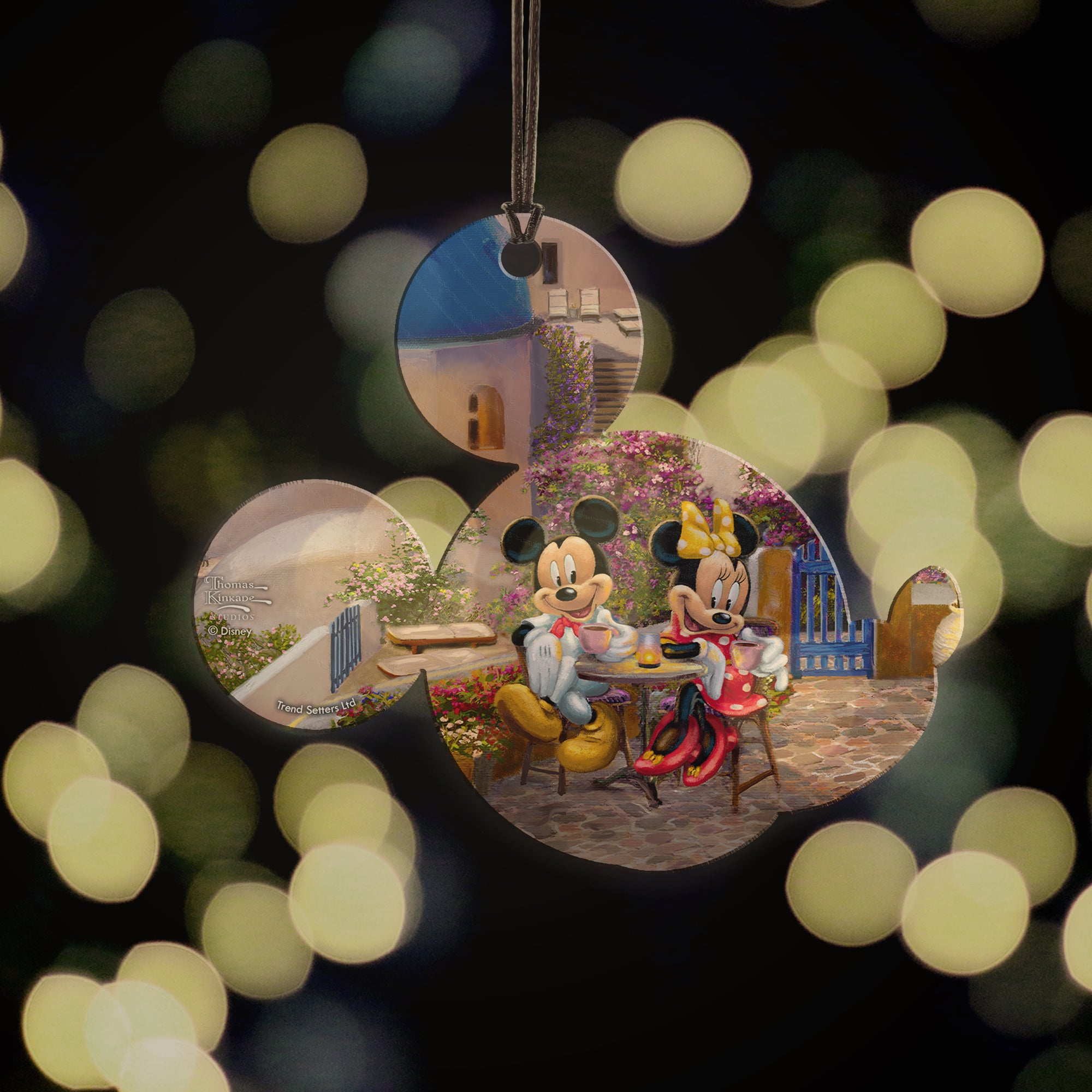 Disney (Mickey and Minnie Mouse in Greece) Hanging Acrylic Print ACPMICKEY647