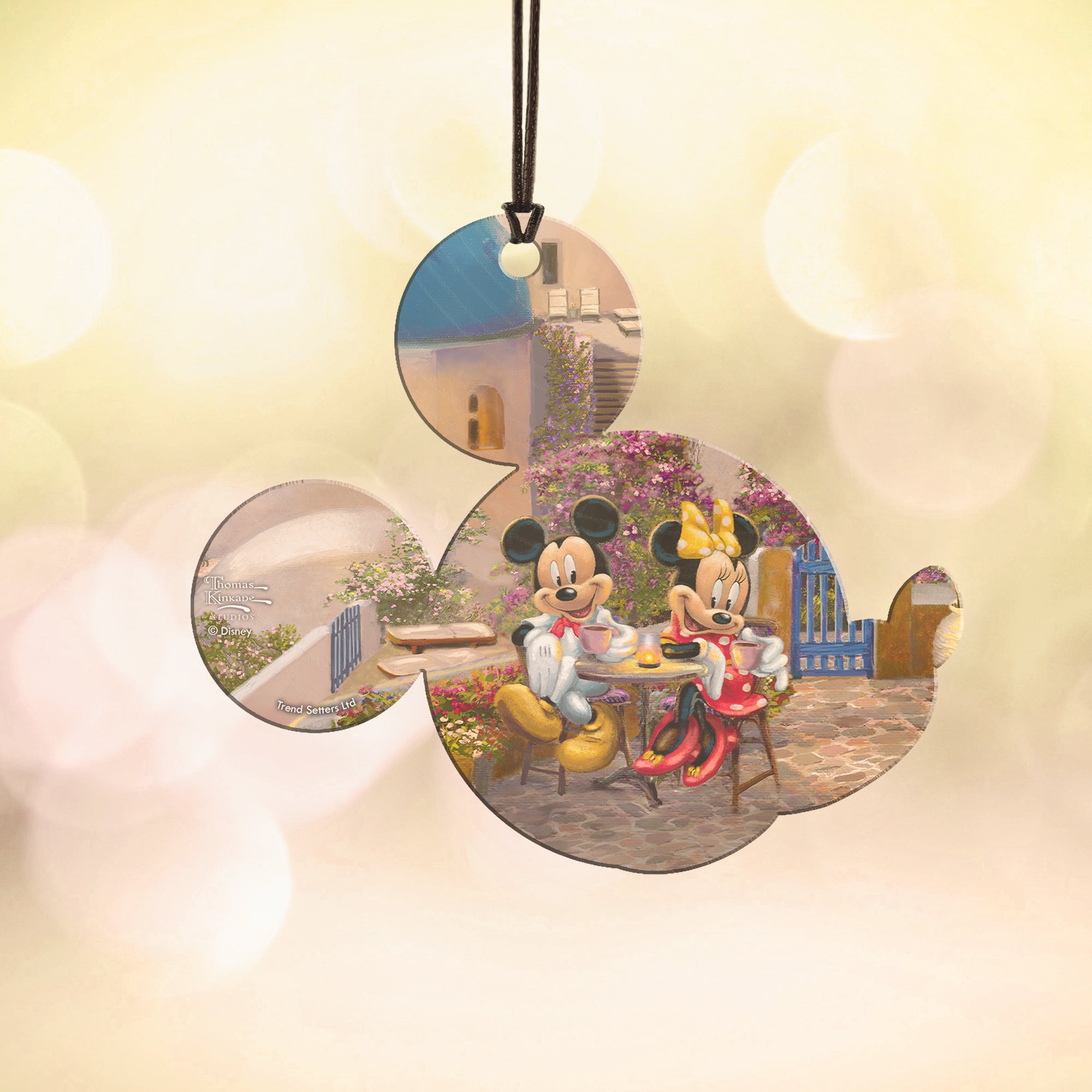 Disney (Mickey and Minnie Mouse in Greece) Hanging Acrylic Print ACPMICKEY647