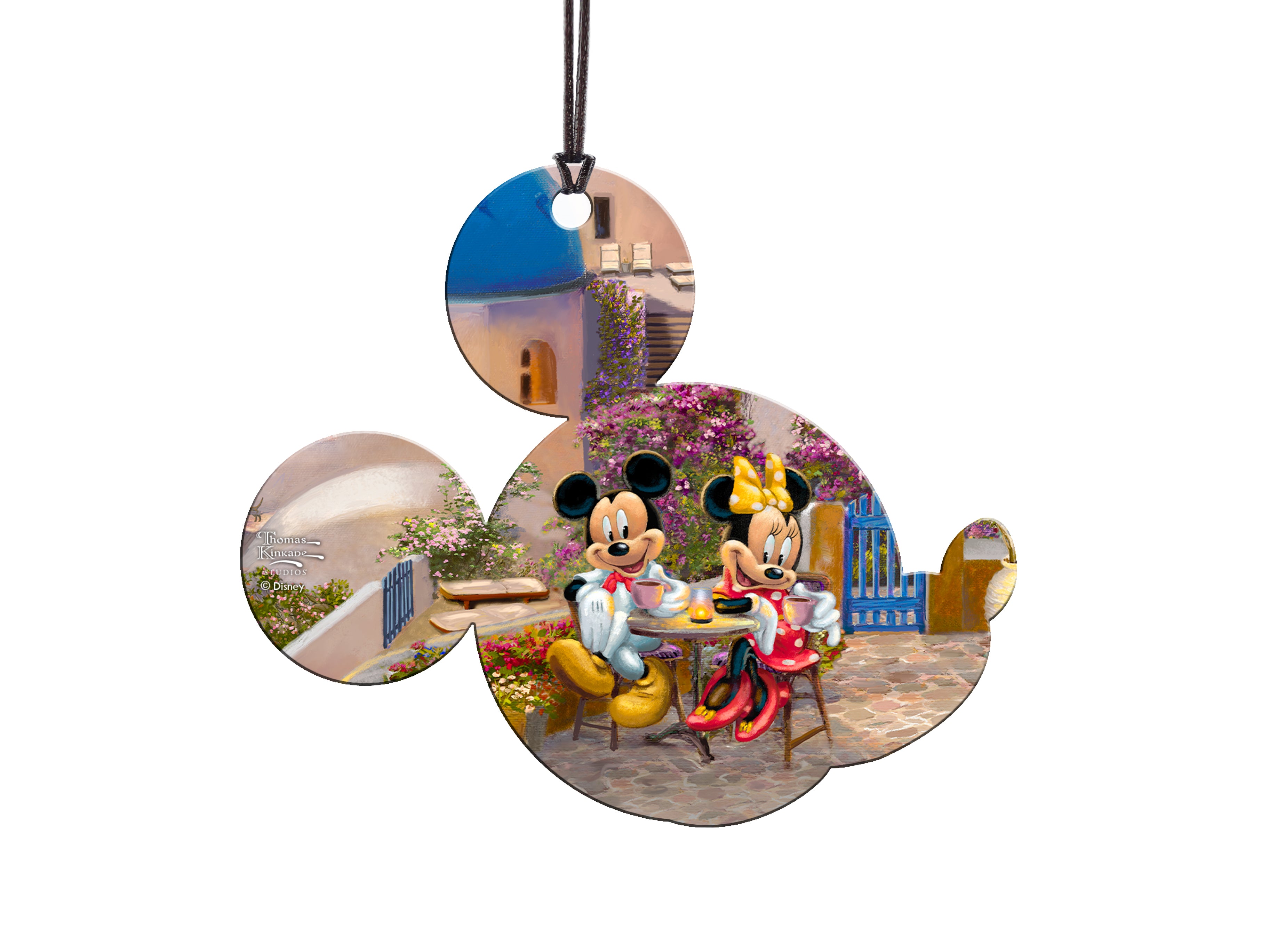 Disney (Mickey and Minnie Mouse in Greece) Hanging Acrylic Print ACPMICKEY647