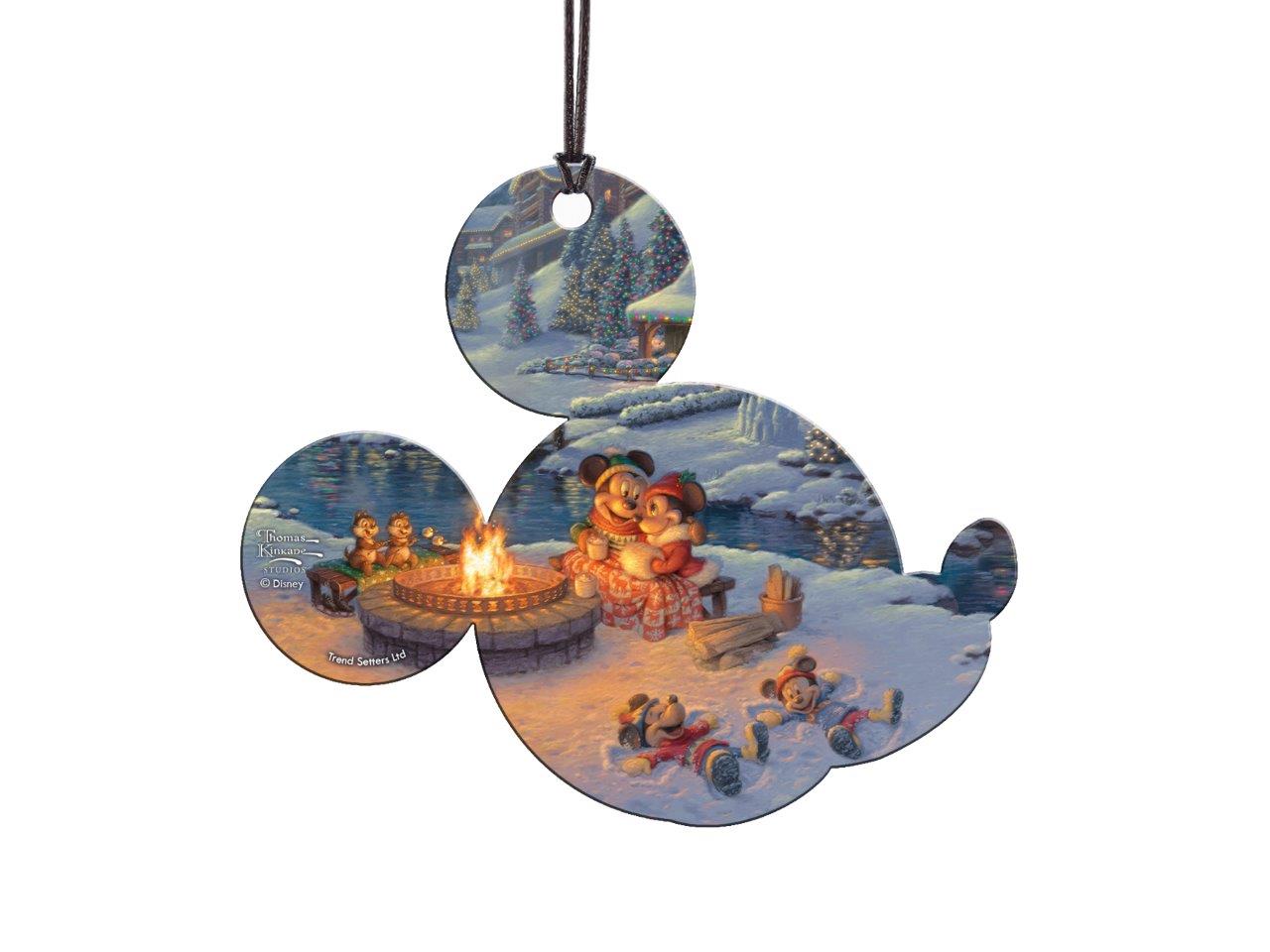 Disney (Mickey and Minnie Mouse - Christmas Lodge) Hanging Acrylic Print ACPMICKEY668