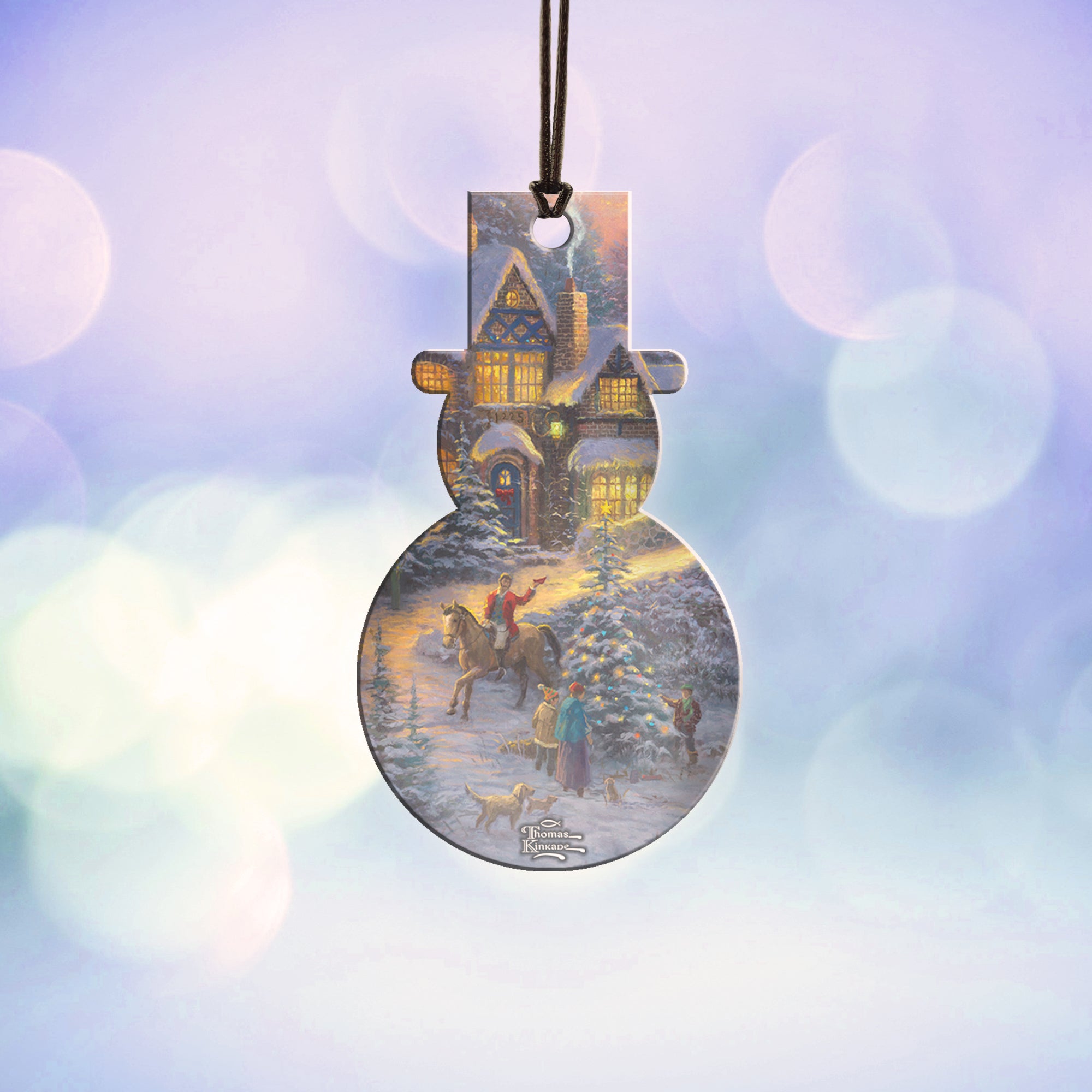 Thomas Kinkade Studios (The Spirit Of Christmas) Hanging Acrylic Print ACPSNOW227