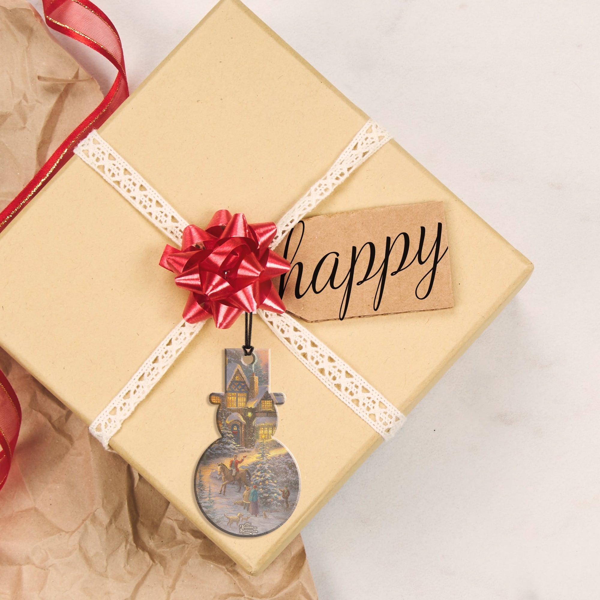 Thomas Kinkade Studios (The Spirit Of Christmas) Hanging Acrylic Print ACPSNOW227