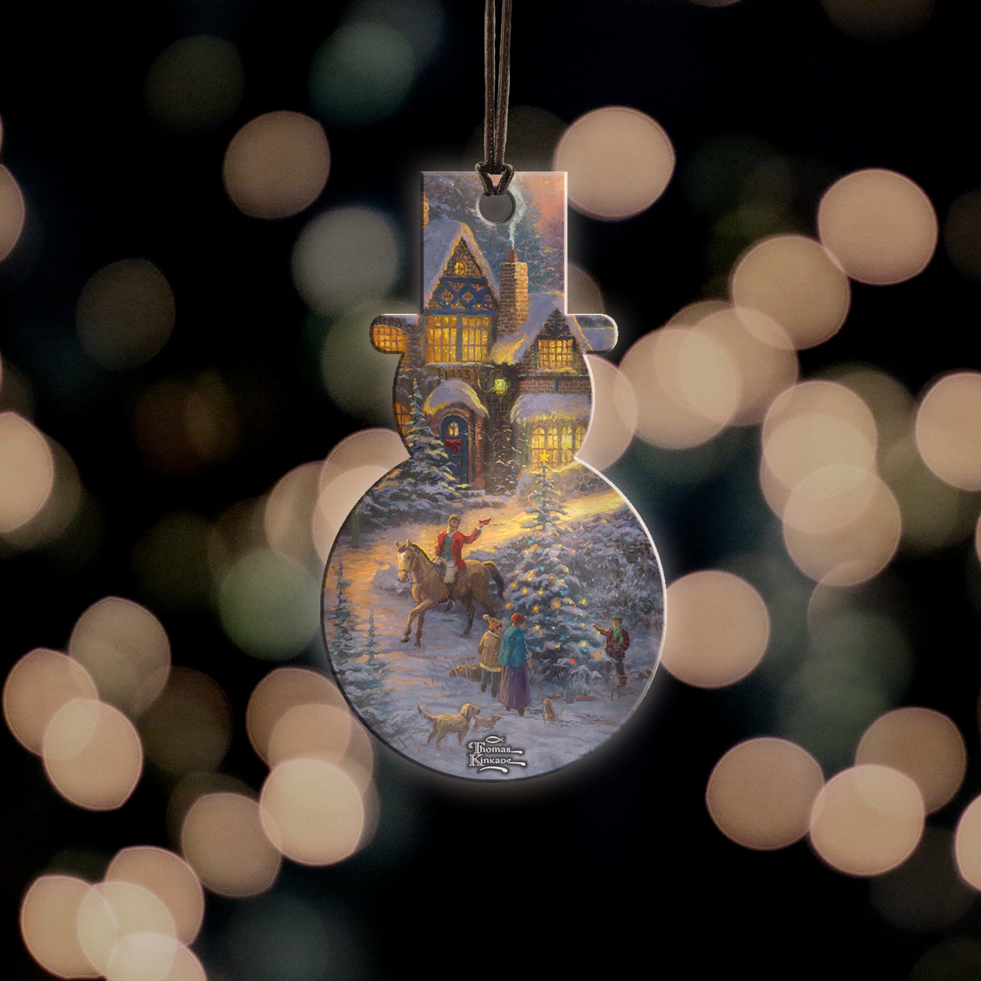 Thomas Kinkade Studios (The Spirit Of Christmas) Hanging Acrylic Print ACPSNOW227