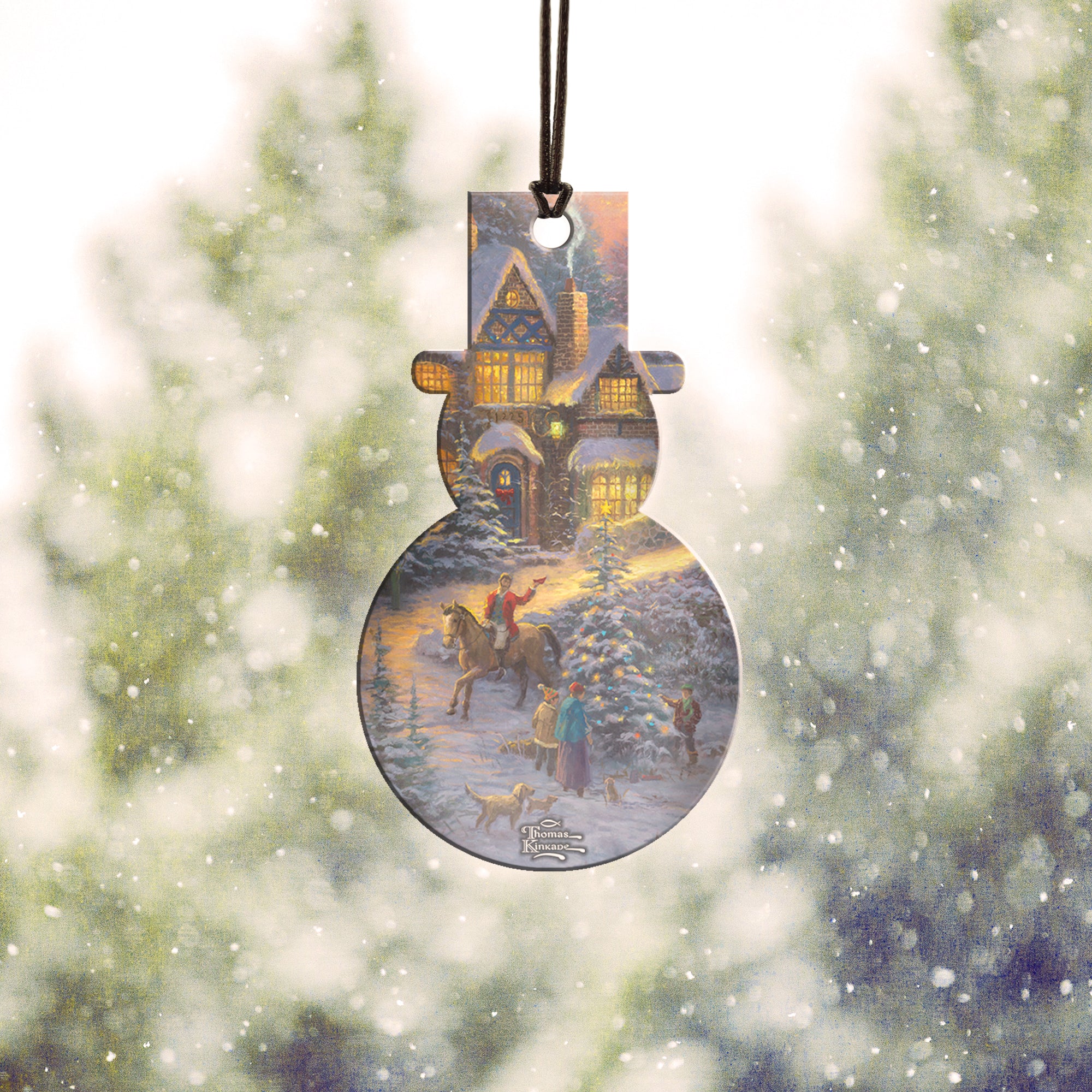 Thomas Kinkade Studios (The Spirit Of Christmas) Hanging Acrylic Print ACPSNOW227