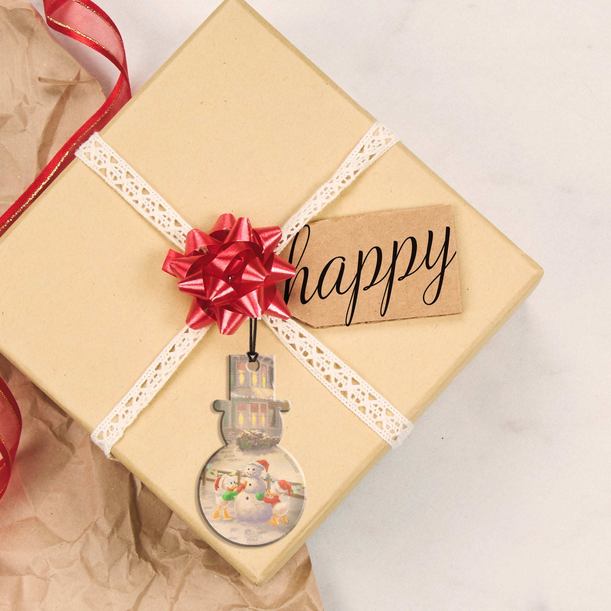 Disney (Mickey Mouses Victorian Christmas - Louie and Huey) Hanging Acrylic Print ACPSNOW496