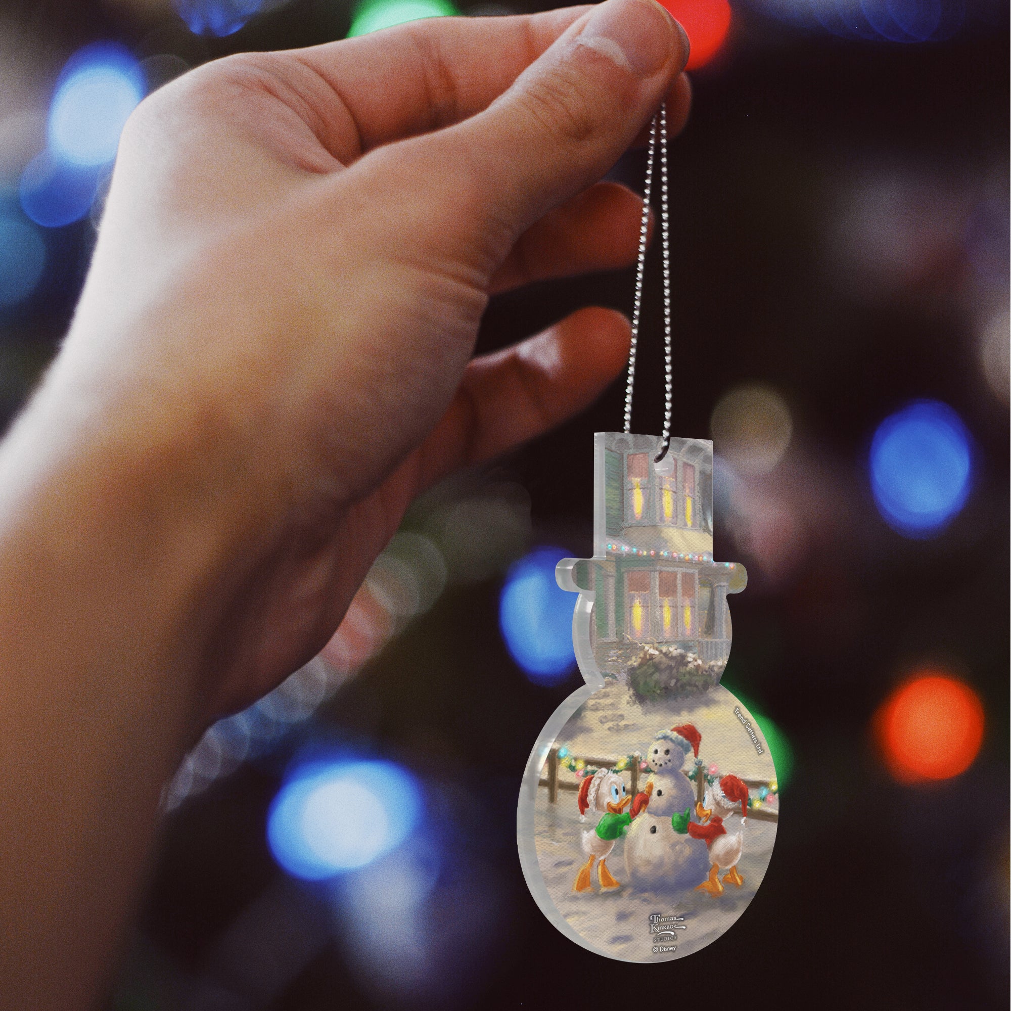 Disney (Mickey Mouses Victorian Christmas - Louie and Huey) Hanging Acrylic Print ACPSNOW496