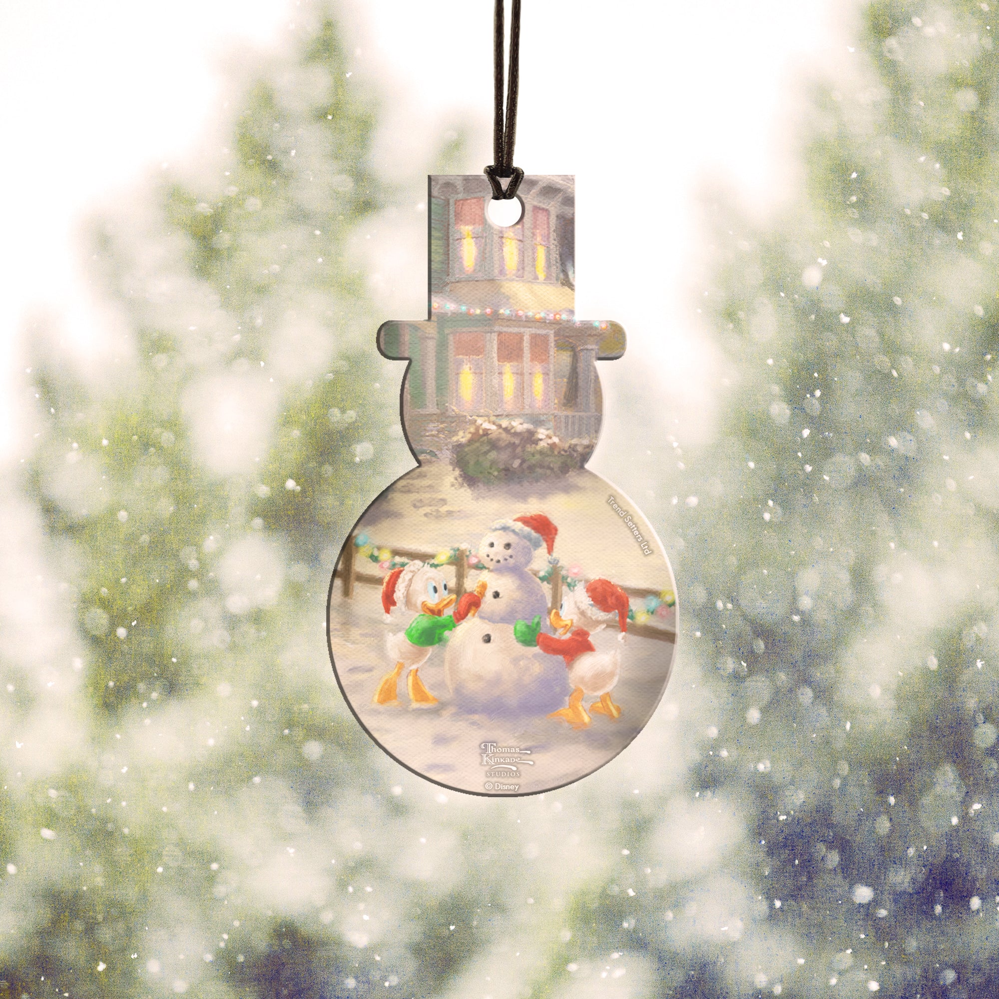 Disney (Mickey Mouses Victorian Christmas - Louie and Huey) Hanging Acrylic Print ACPSNOW496