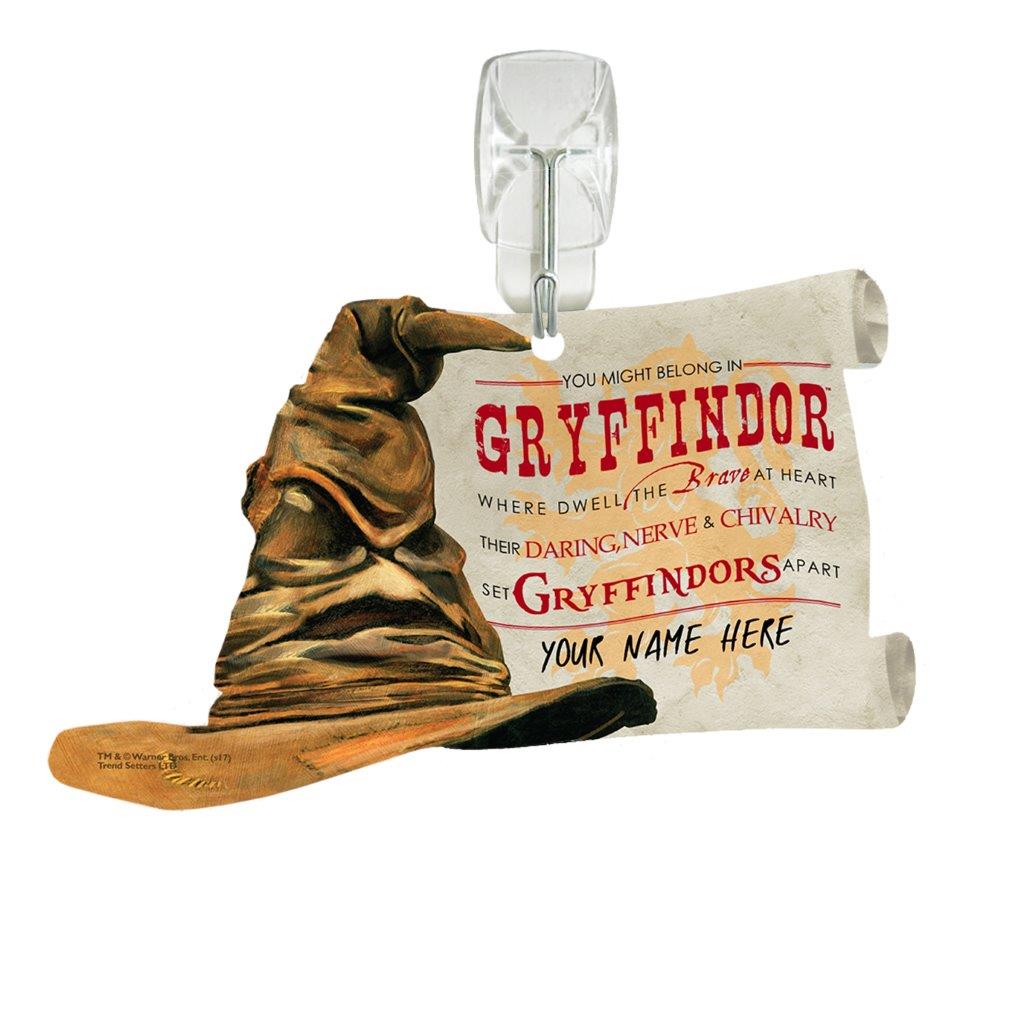 Harry Potter (Sorting Hat Gryffindor – Personalized) Sorting Hat and Scroll-Shaped Acrylic Print ACPSORT270