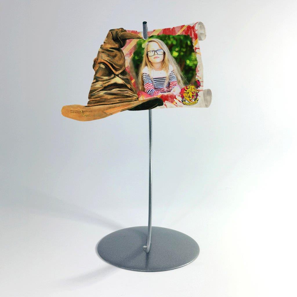 Harry Potter (Sorting Hat Gryffindor – Personalized Photo Upload) Sorting Hat and Scroll-Shaped Acrylic Print ACPSORTU274