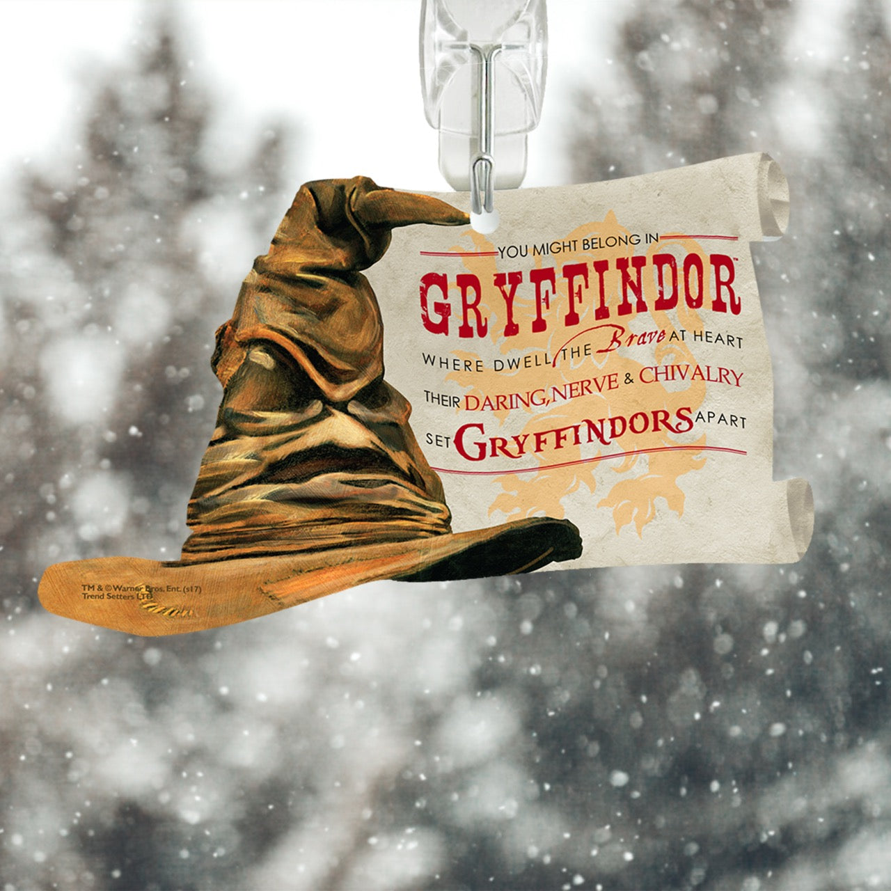 Harry Potter (Sorting Hat – Gryffindor) Sorting Hat and Scroll-Shaped Acrylic Print ACPSORT286