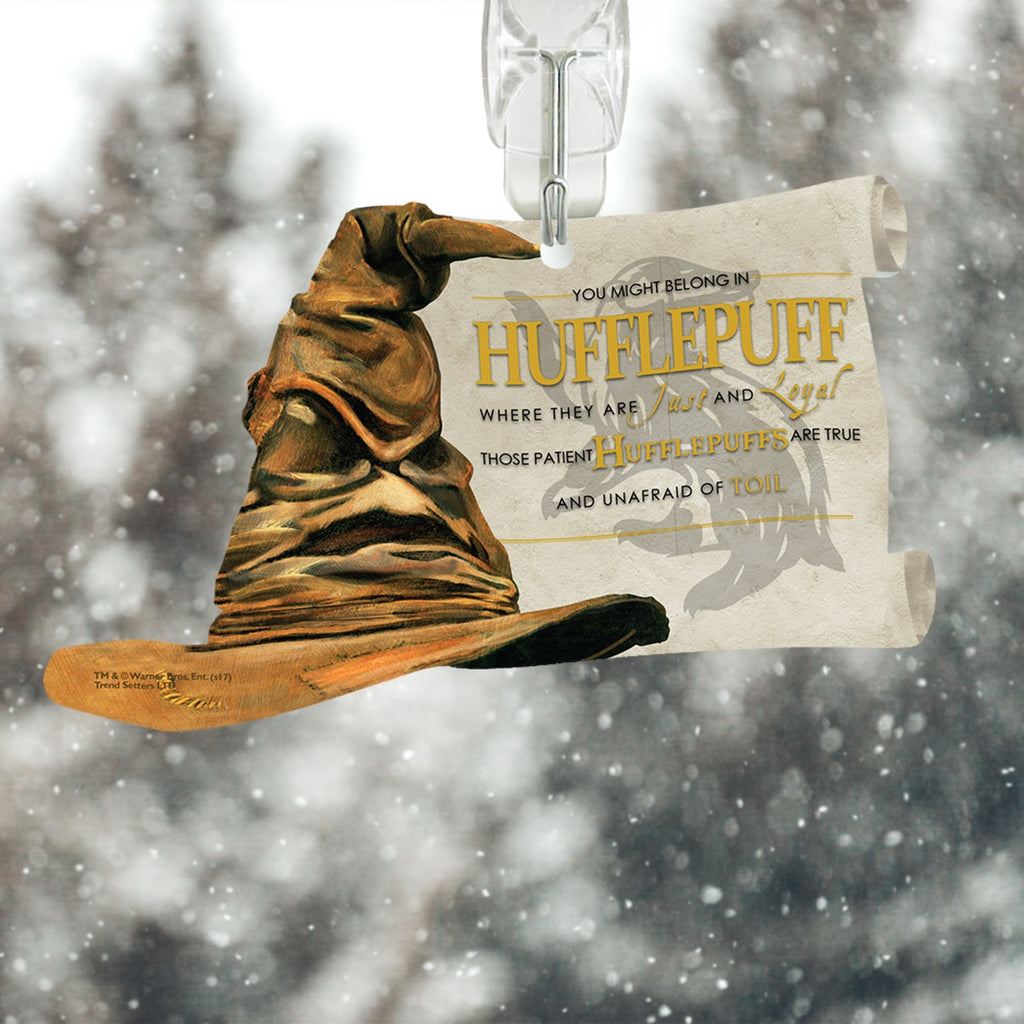 Harry Potter (Sorting Hat – Hufflepuff) Sorting Hat and Scroll-Shaped Acrylic Print ACPSORT289