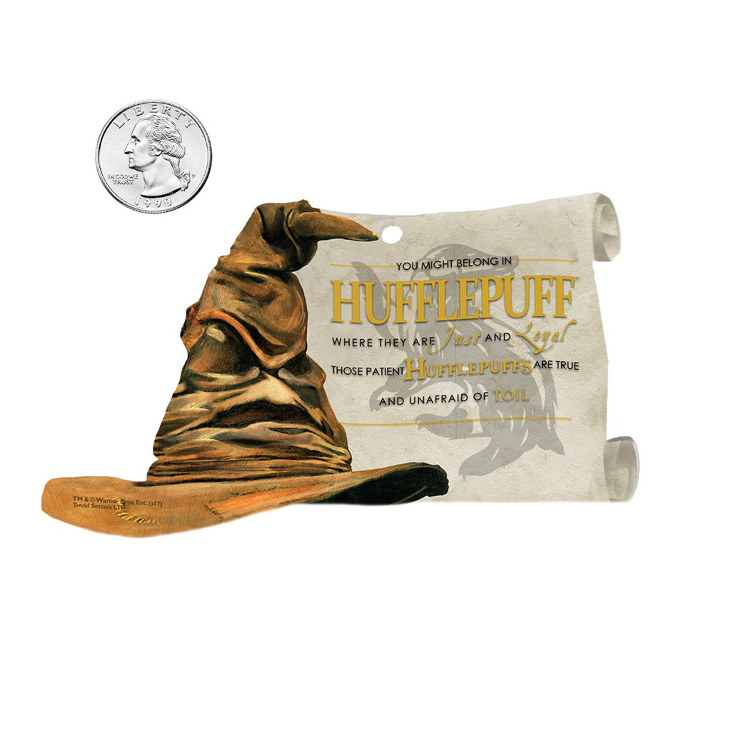 Harry Potter (Sorting Hat – Hufflepuff) Sorting Hat and Scroll-Shaped Acrylic Print ACPSORT289