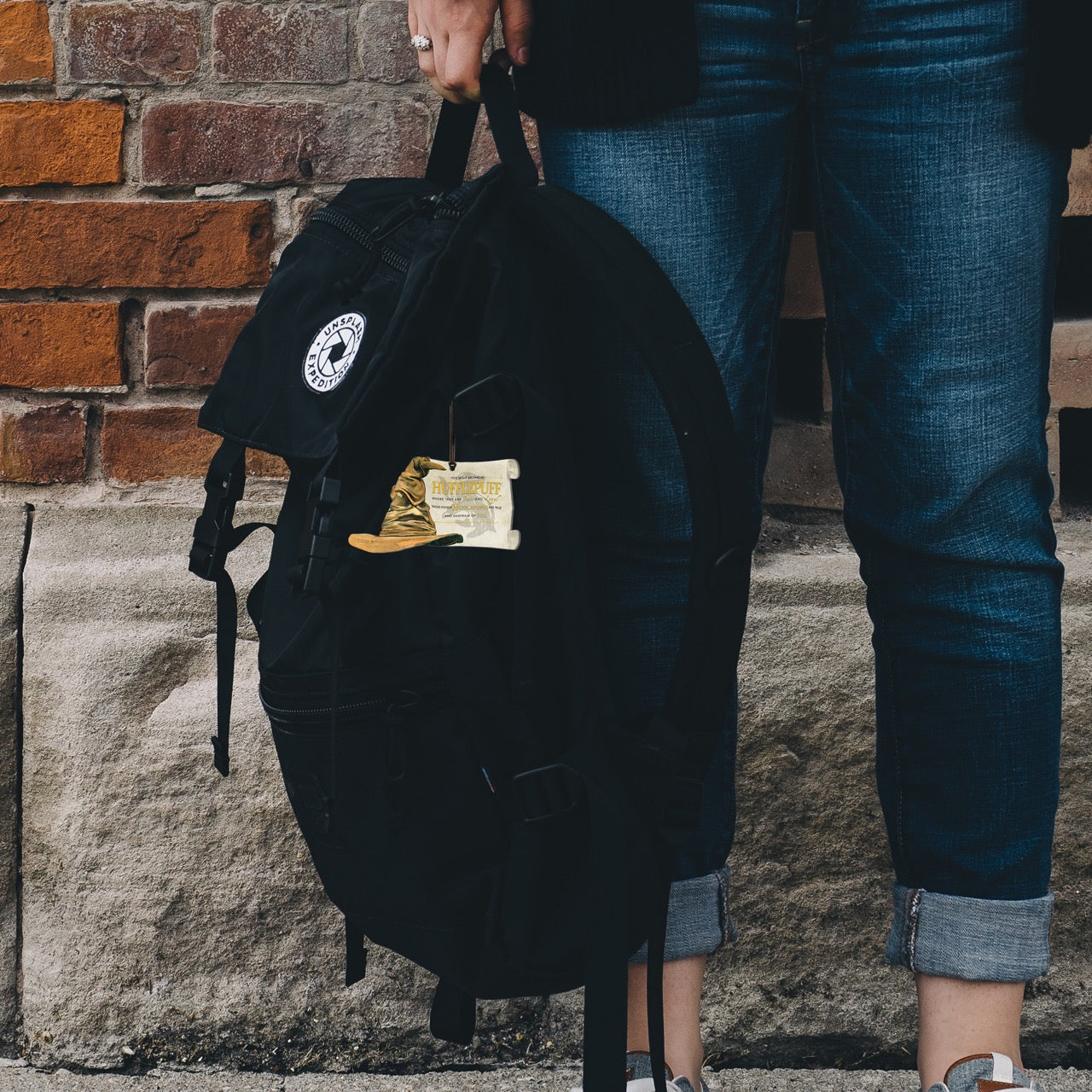 Harry Potter (Sorting Hat – Hufflepuff) Sorting Hat and Scroll-Shaped Acrylic Print ACPSORT289