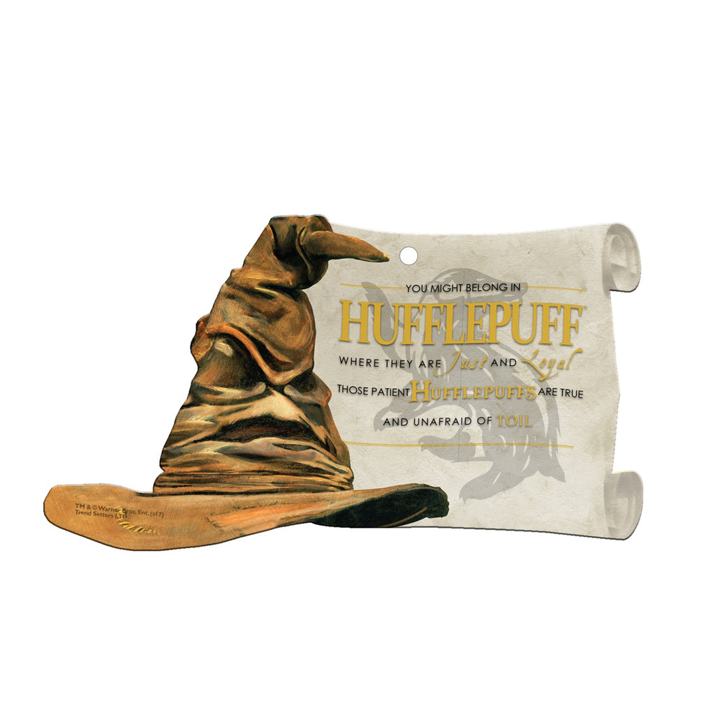 Harry Potter (Sorting Hat – Hufflepuff) Sorting Hat and Scroll-Shaped Acrylic Print ACPSORT289