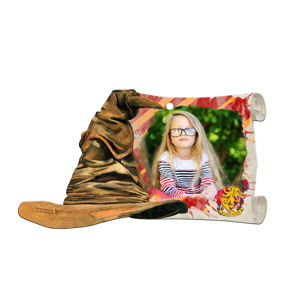 Harry Potter (Sorting Hat Gryffindor – Personalized Photo Upload) Sorting Hat and Scroll-Shaped Acrylic Print ACPSORTU274