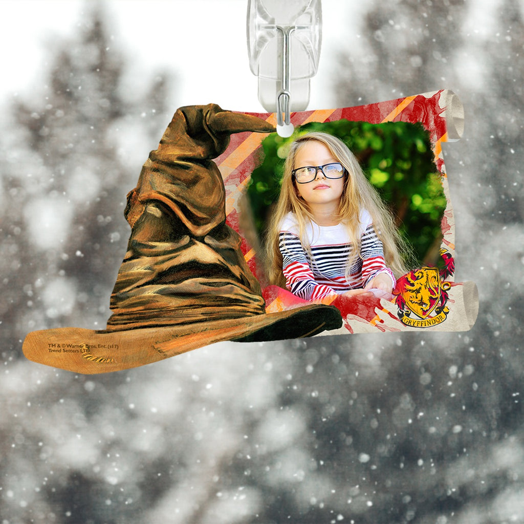 Harry Potter (Sorting Hat Gryffindor – Personalized Photo Upload) Sorting Hat and Scroll-Shaped Acrylic Print ACPSORTU274