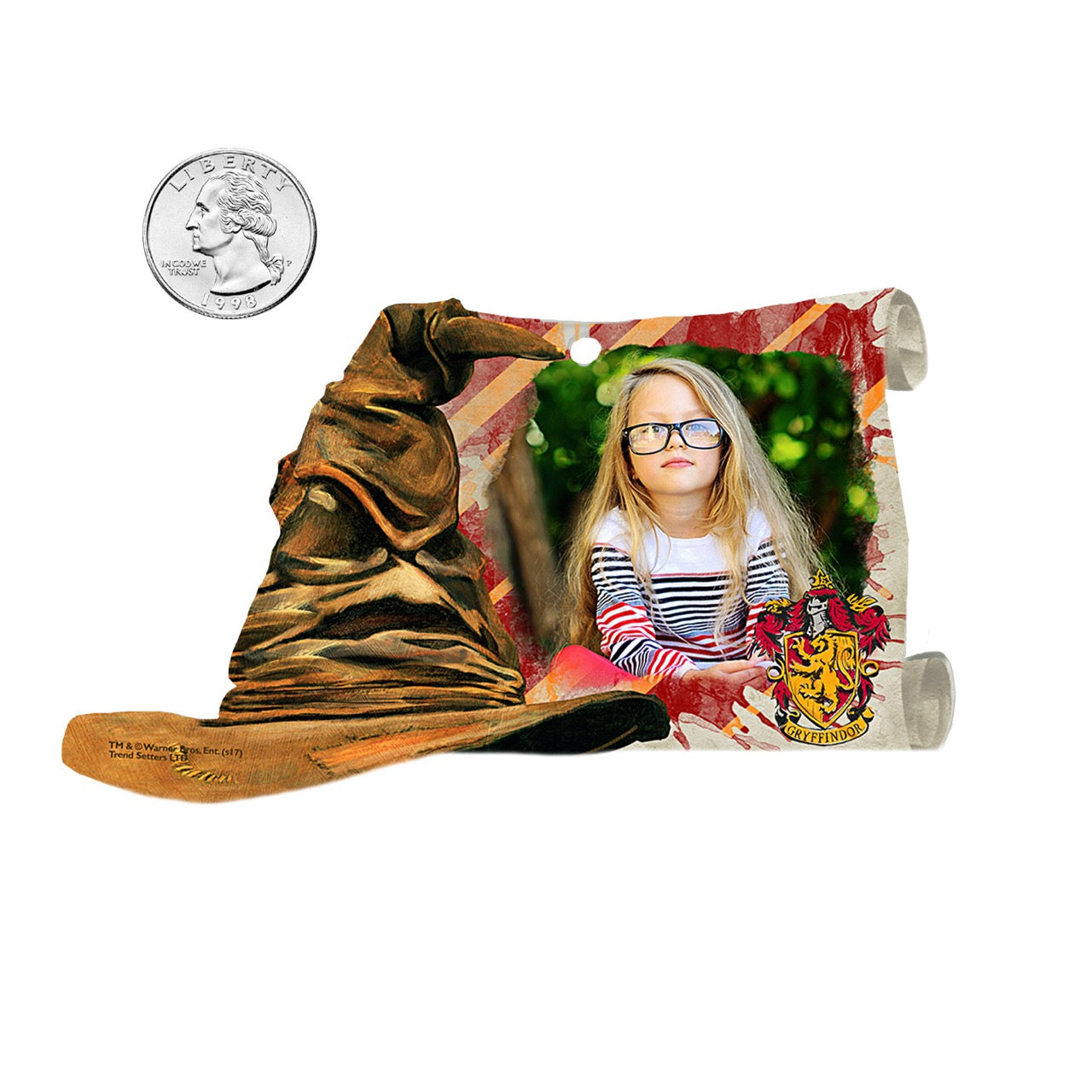 Harry Potter (Sorting Hat Gryffindor – Personalized Photo Upload) Sorting Hat and Scroll-Shaped Acrylic Print ACPSORTU274
