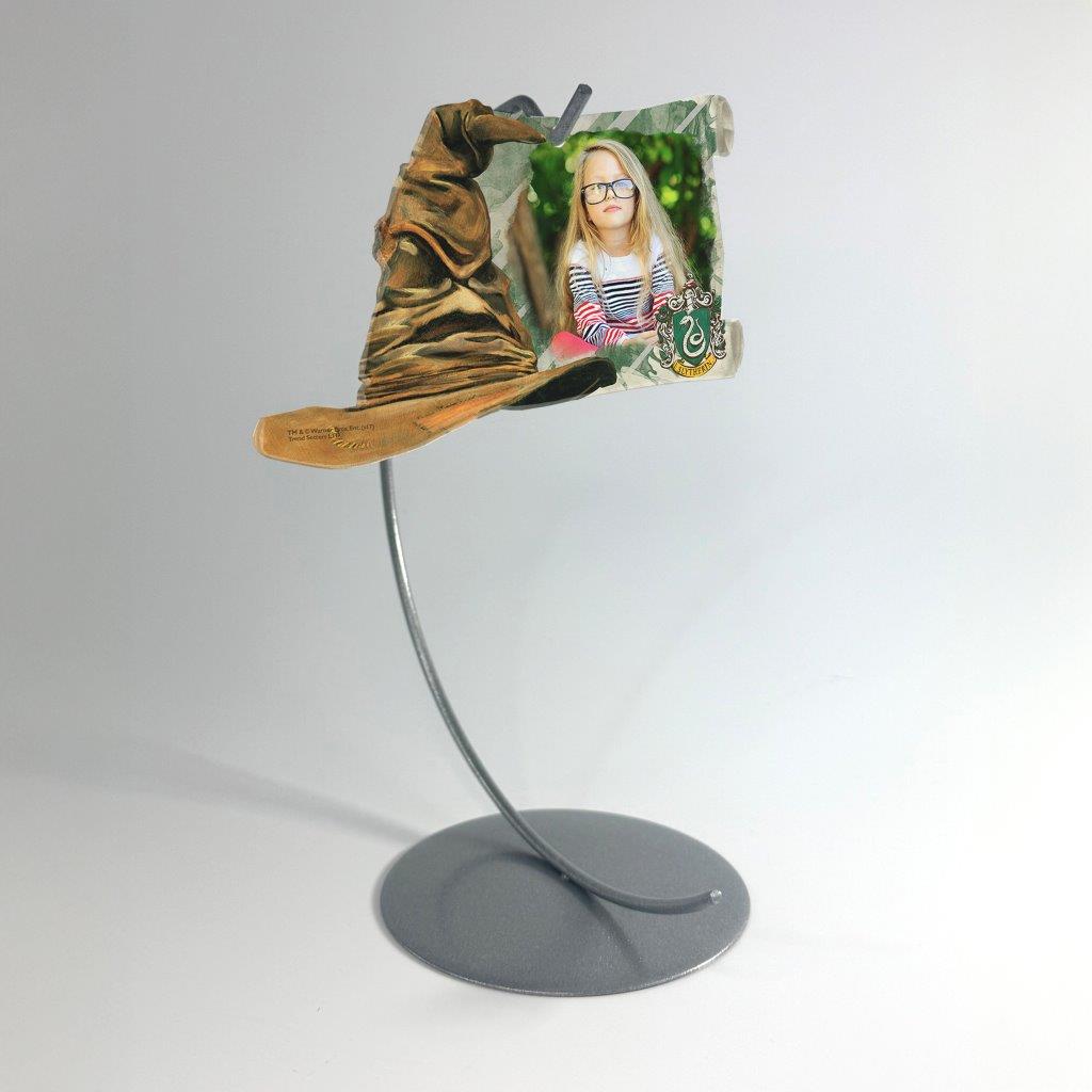 Harry Potter (Sorting Hat Slytherin Crest – Personalized Photo Upload) Sorting Hat and Scroll-Shaped Acrylic Print ACPSORTU275