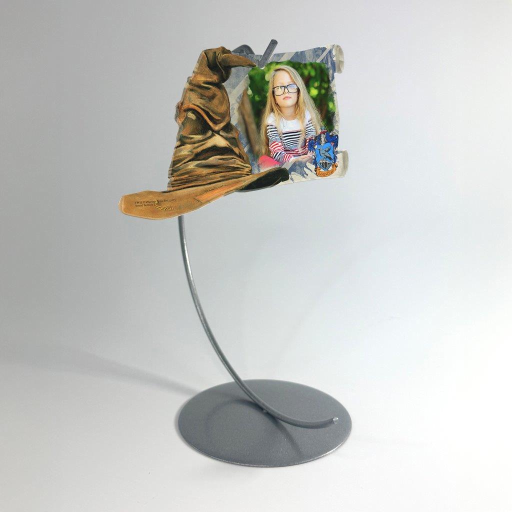 Harry Potter (Sorting Hat Ravenclaw Crest – Personalized Photo Upload) Sorting Hat and Scroll-Shaped Acrylic Print ACPSORTU276