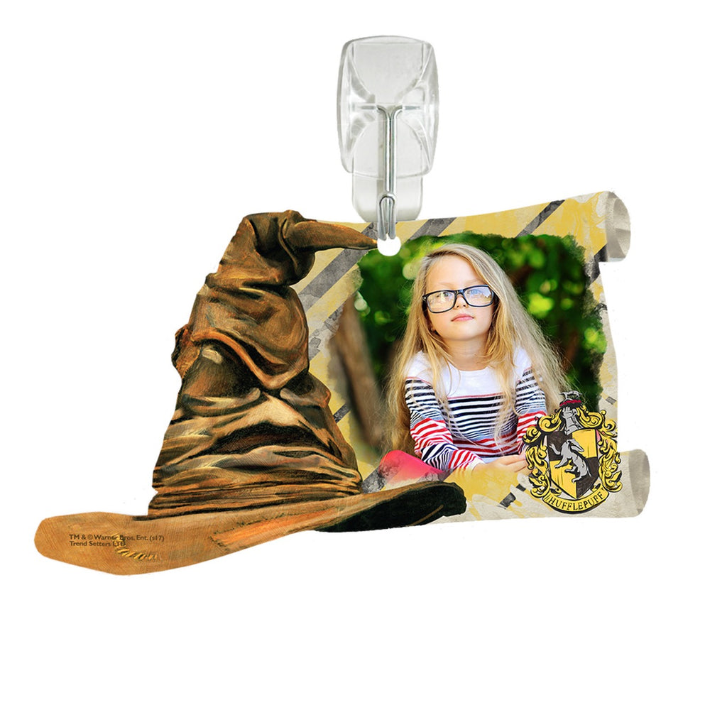 Harry Potter (Sorting Hat Hufflepuff Crest – Personalized Photo Upload) Sorting Hat and Scroll-Shaped Acrylic Print ACPSORTU277