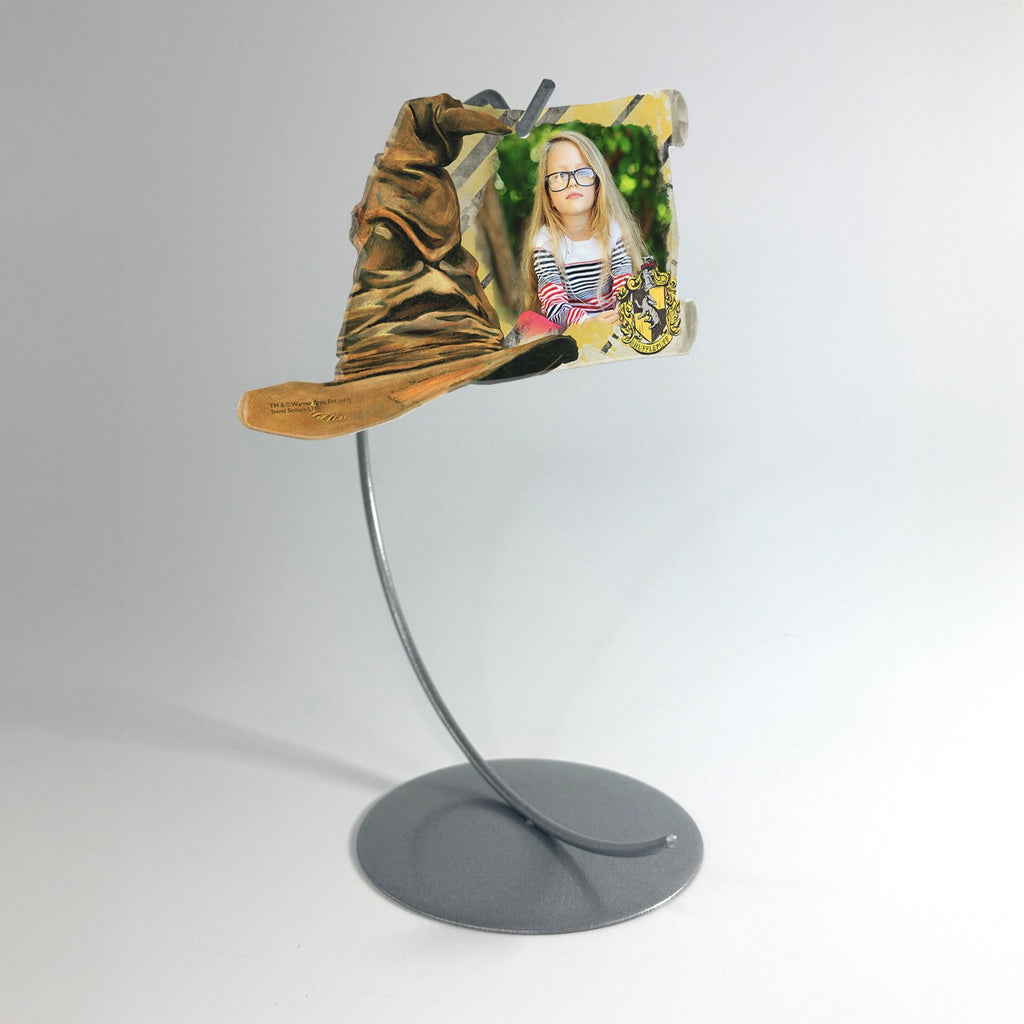 Harry Potter (Sorting Hat Hufflepuff Crest – Personalized Photo Upload) Sorting Hat and Scroll-Shaped Acrylic Print ACPSORTU277