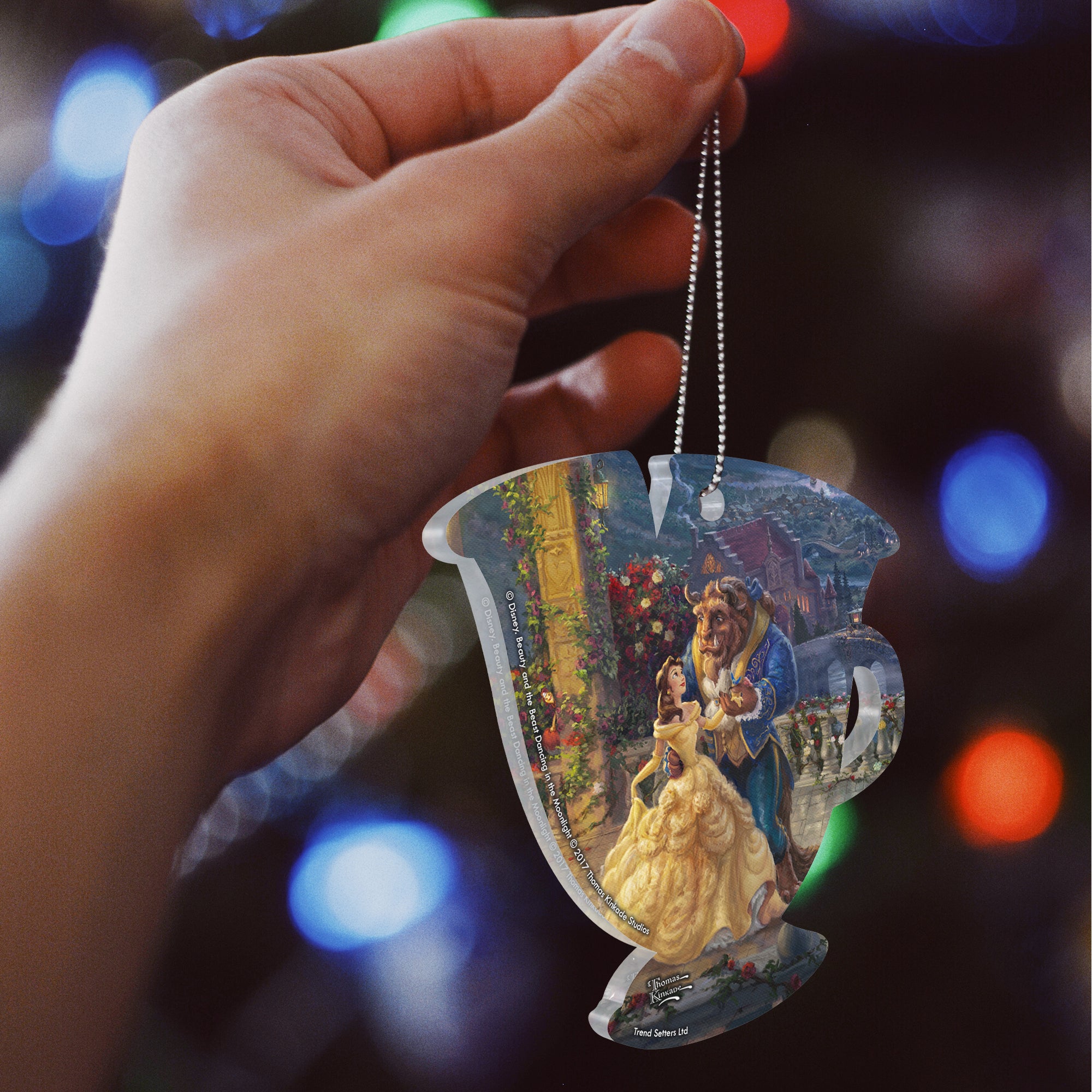 Disney (Beauty and the Beast - Dancing in the Moonlight) Hanging Acrylic Print ACPTEACUP186