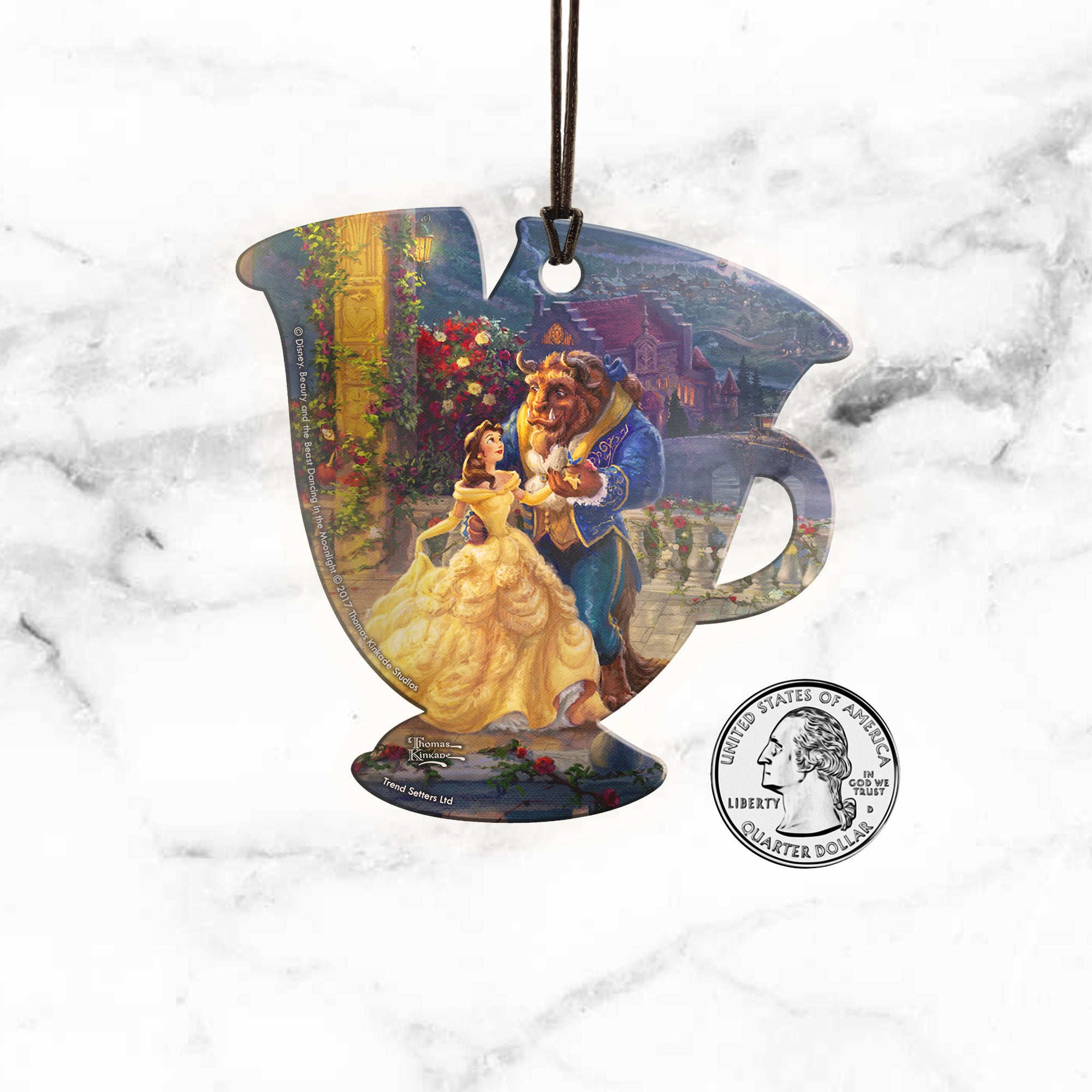 Disney (Beauty and the Beast - Dancing in the Moonlight) Hanging Acrylic Print ACPTEACUP186