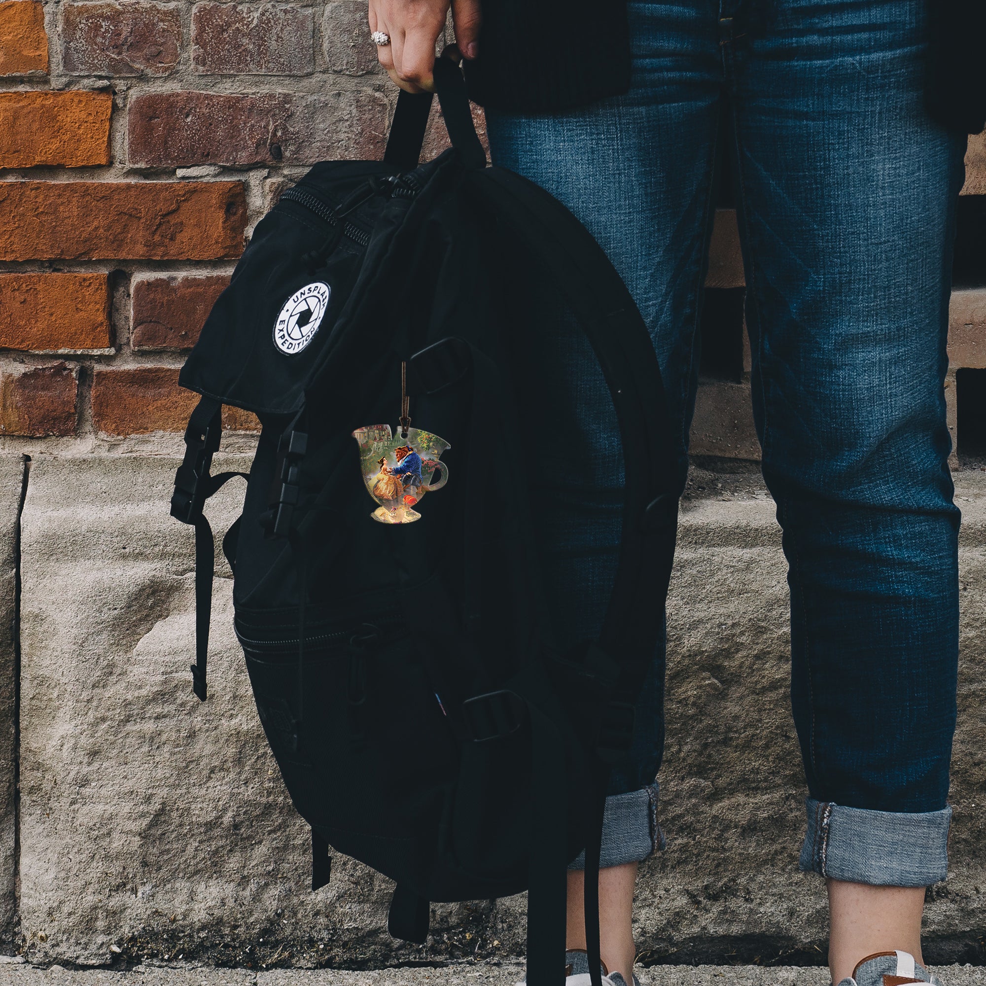 Disney (Beauty and the Beast Falling in Love) Teacup  Hanging Acrylic Print ACPTEACUP279