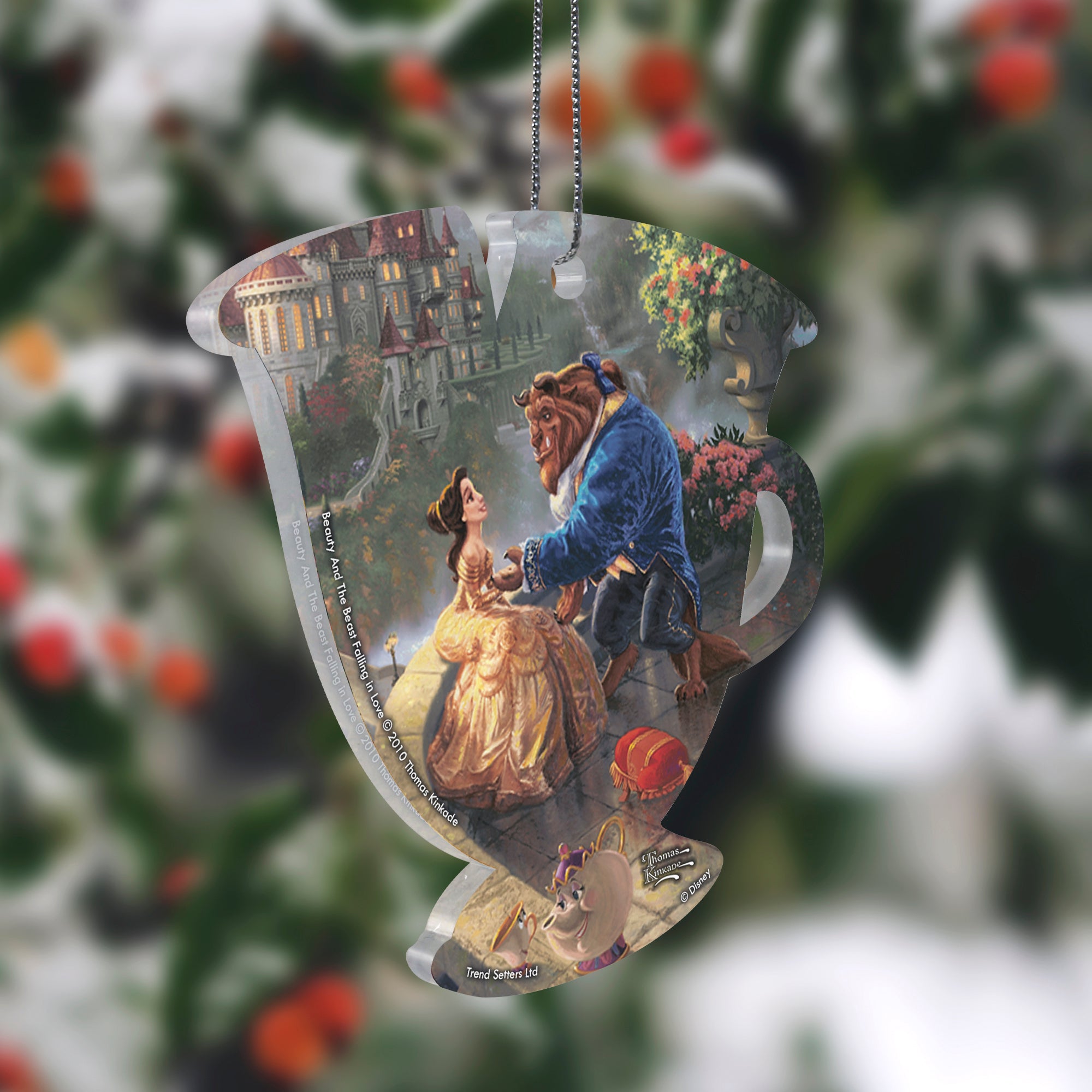 Disney (Beauty and the Beast Falling in Love) Teacup  Hanging Acrylic Print ACPTEACUP279