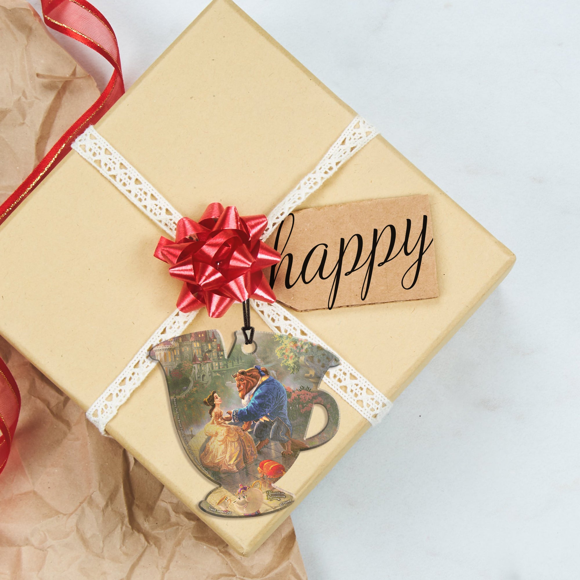 Disney (Beauty and the Beast Falling in Love) Teacup  Hanging Acrylic Print ACPTEACUP279