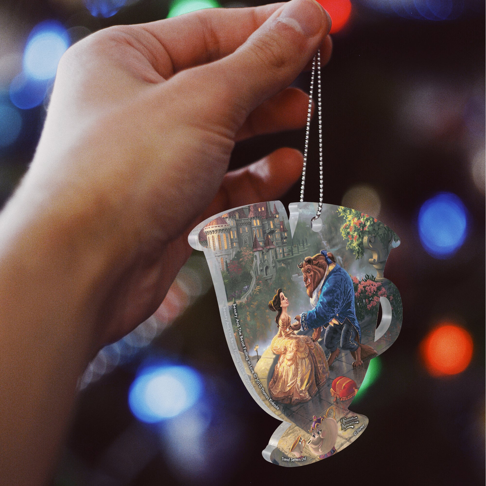 Disney (Beauty and the Beast Falling in Love) Teacup  Hanging Acrylic Print ACPTEACUP279