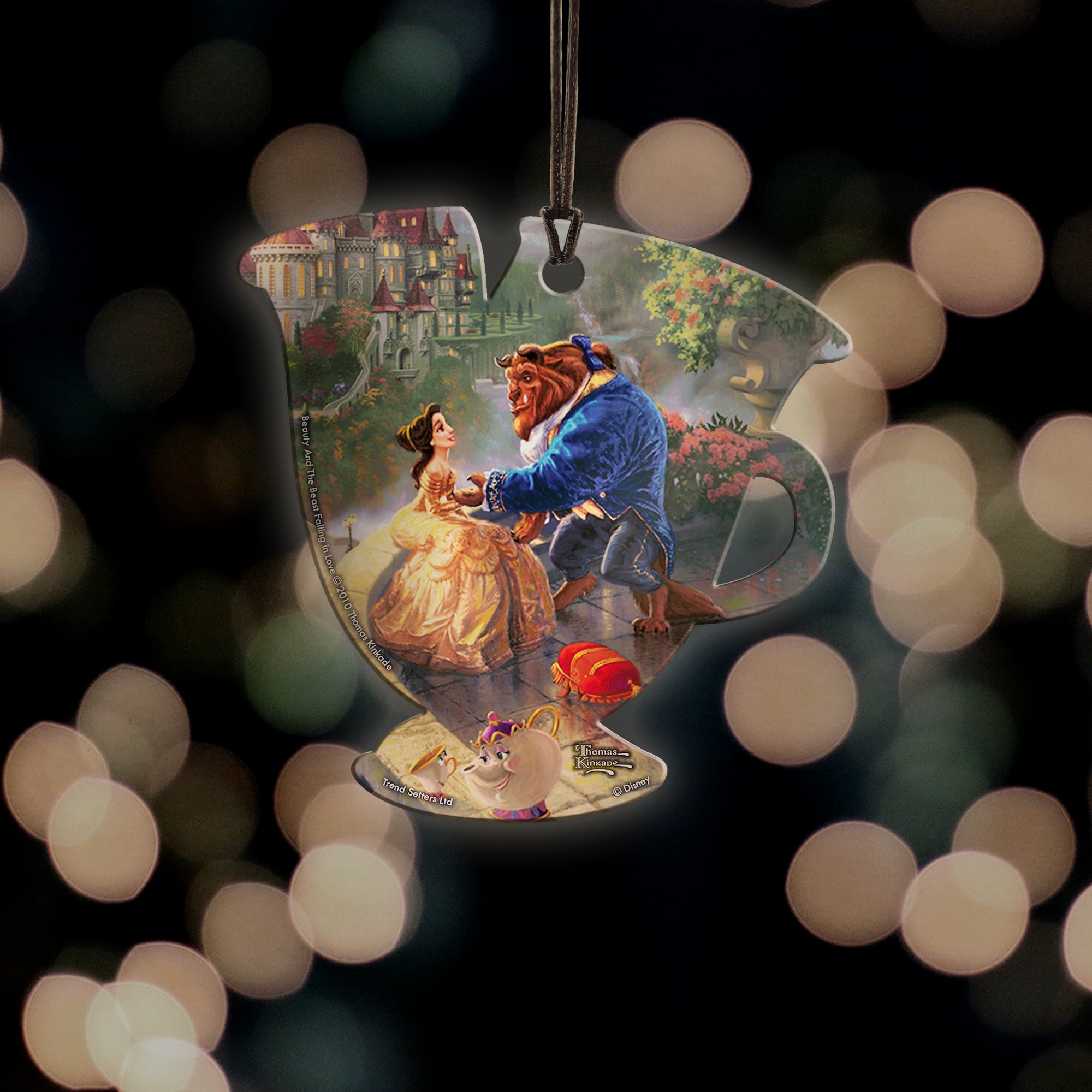 Disney (Beauty and the Beast Falling in Love) Teacup  Hanging Acrylic Print ACPTEACUP279