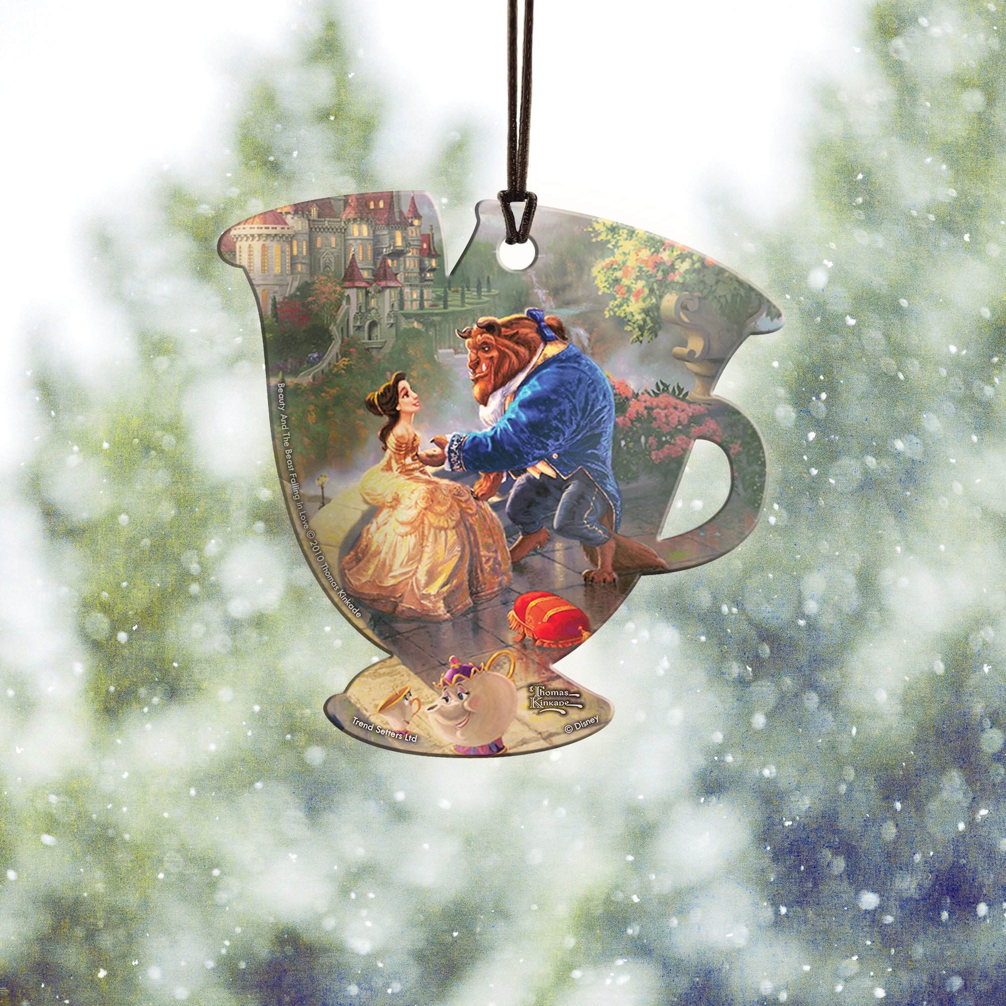 Disney (Beauty and the Beast Falling in Love) Teacup  Hanging Acrylic Print ACPTEACUP279