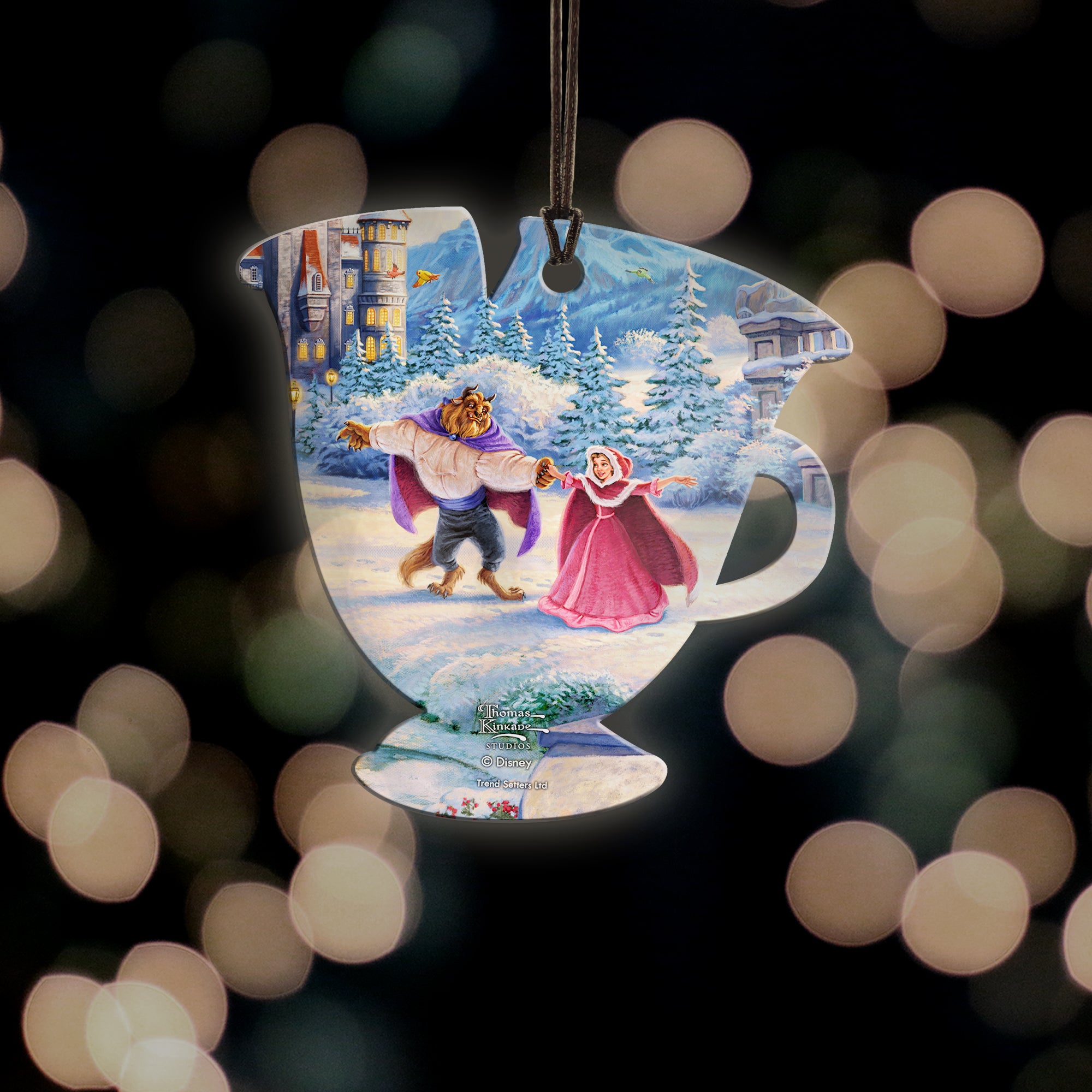 Disney (Beauty and the Beasts Winter Enchantment) Hanging Acrylic Print ACPTEACUP566