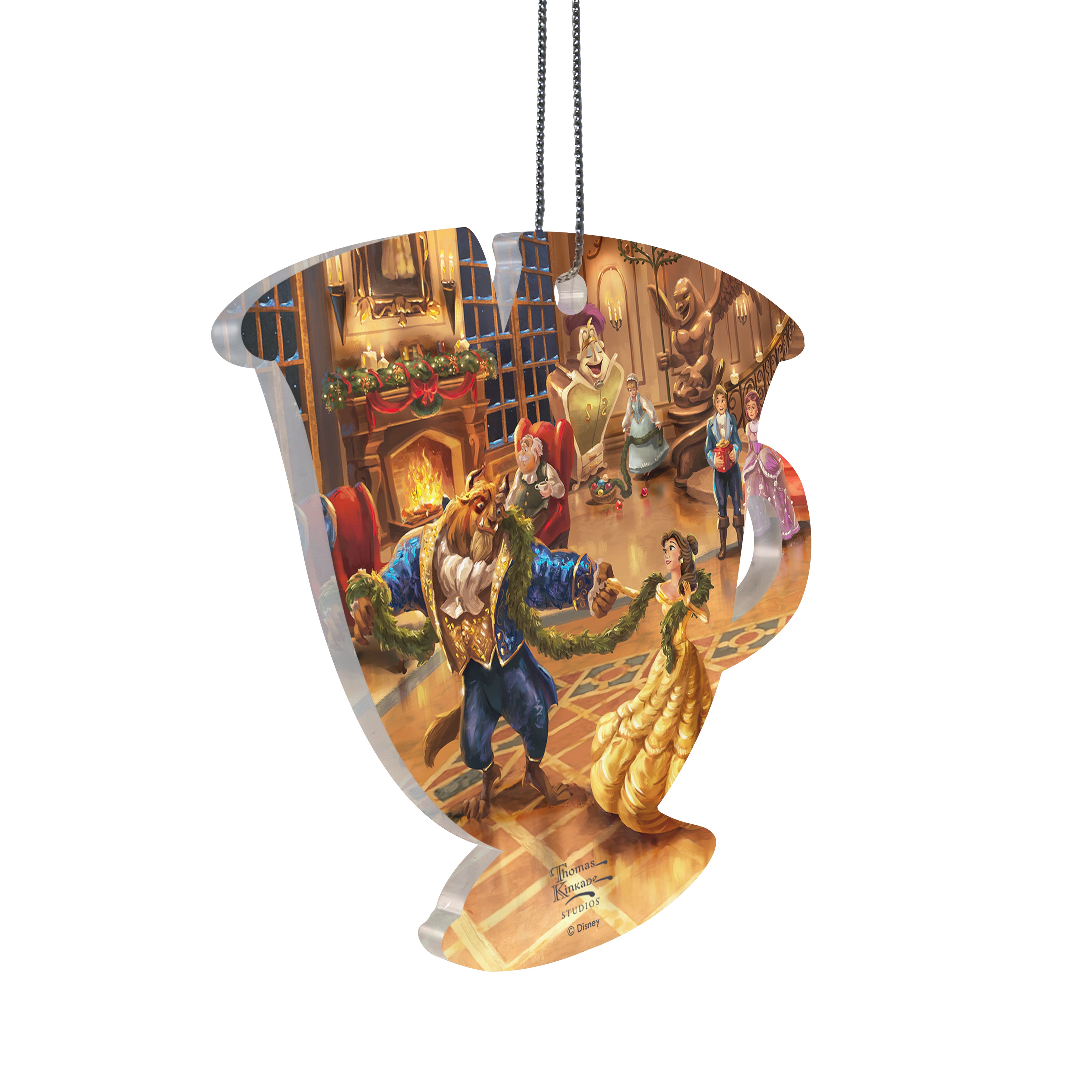 Disney (Beauty and the Beast - Christmas Celebration) Teacup  Hanging Acrylic Print ACPTEACUP800