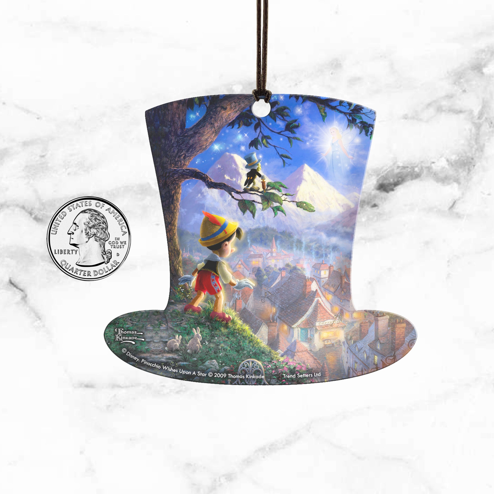 Disney (Pinocchio Wishes Upon A Star) Hanging Acrylic Print ACPTOPHAT220