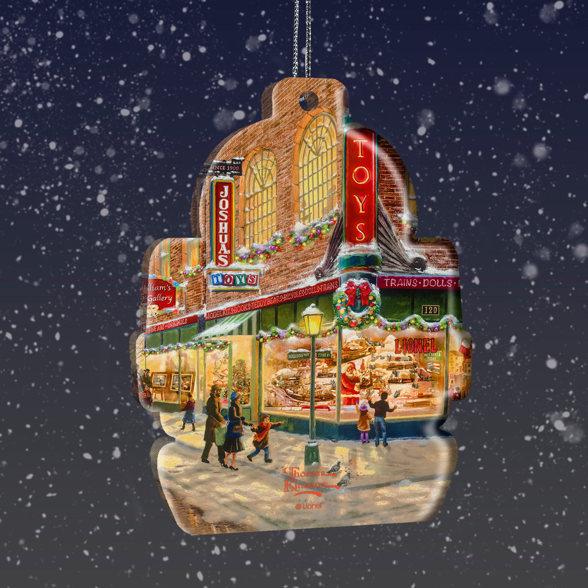 Thomas Kinkade Studios (Lionel Train - A Christmas Wish)  Hanging Acrylic Print ACPTRAIN687