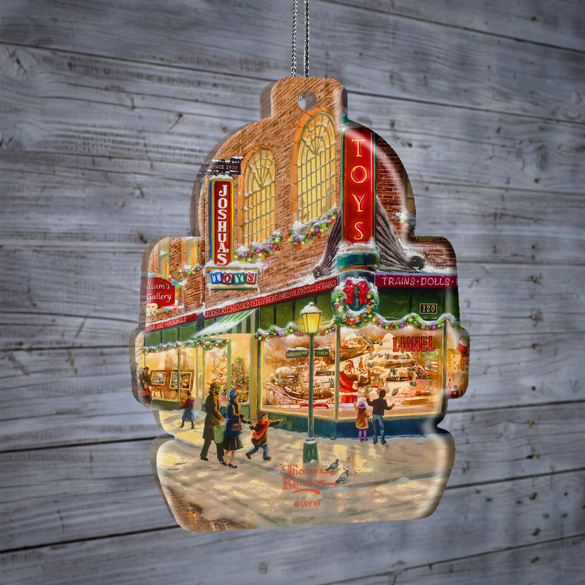 Thomas Kinkade Studios (Lionel Train - A Christmas Wish)  Hanging Acrylic Print ACPTRAIN687