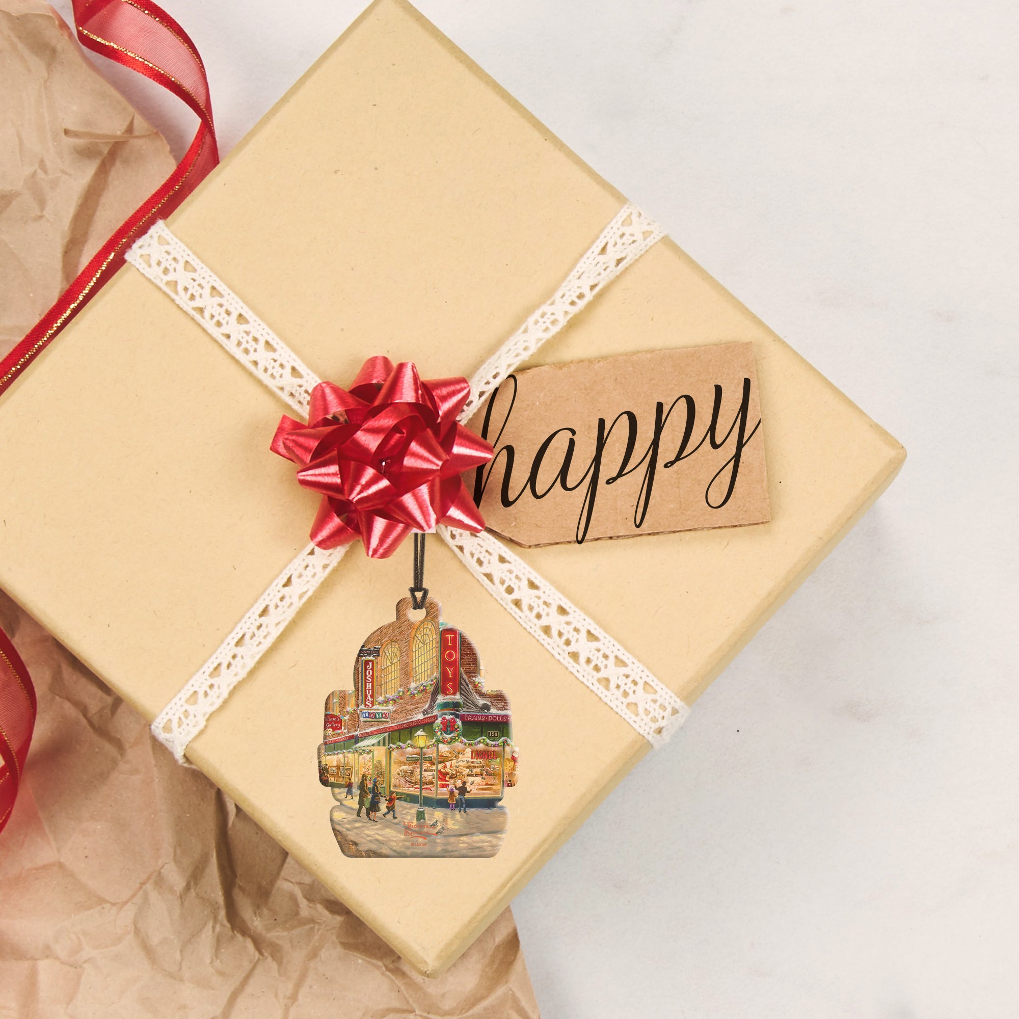 Thomas Kinkade Studios (Lionel Train - A Christmas Wish)  Hanging Acrylic Print ACPTRAIN687