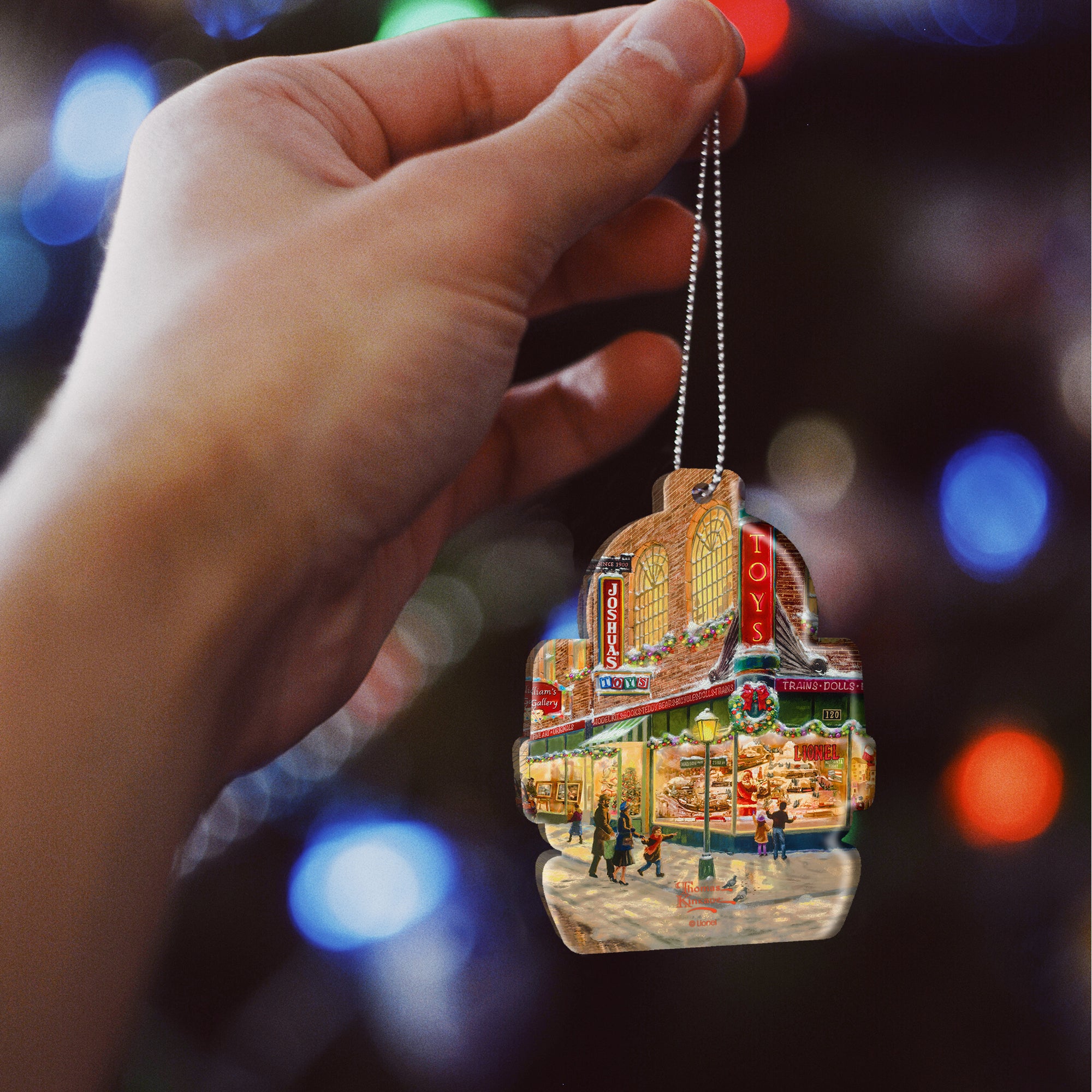 Thomas Kinkade Studios (Lionel Train - A Christmas Wish)  Hanging Acrylic Print ACPTRAIN687