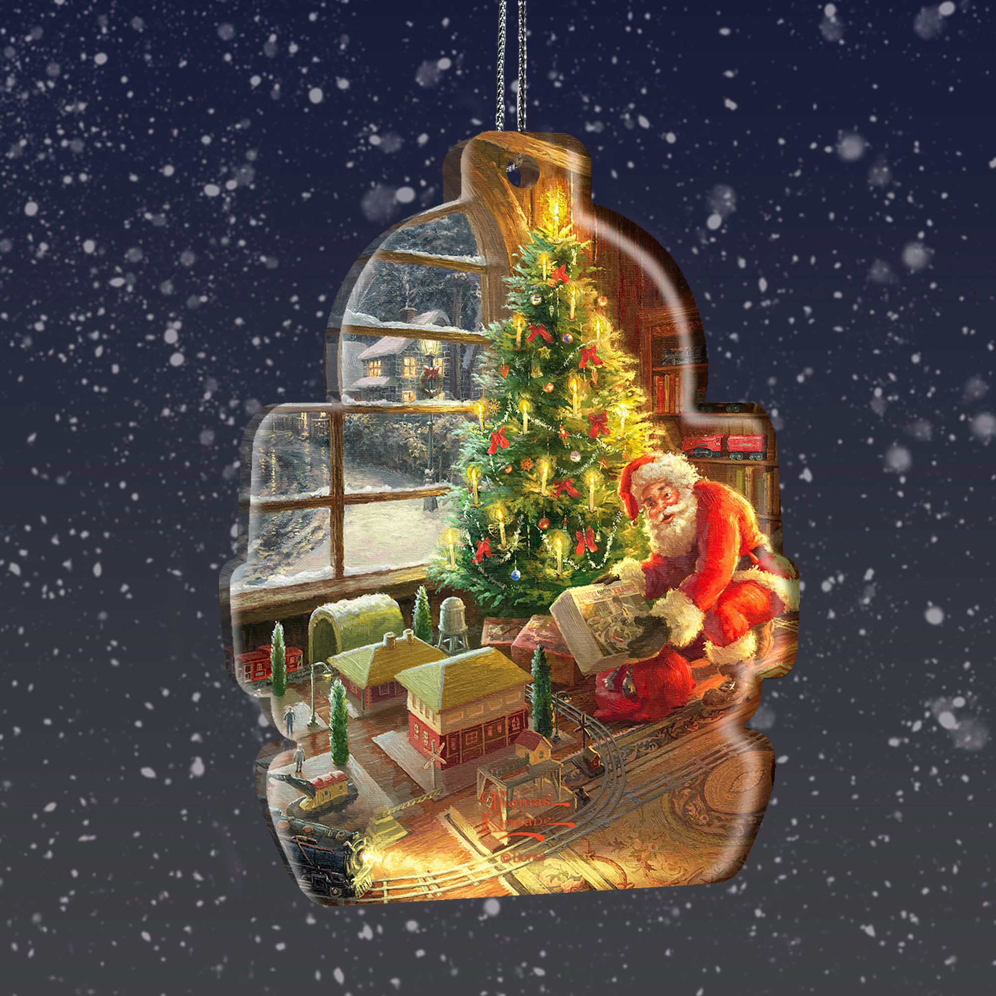 Thomas Kinkade Studios (Lionel Train - Santas Special Delivery)  Hanging Acrylic Print ACPTRAIN688