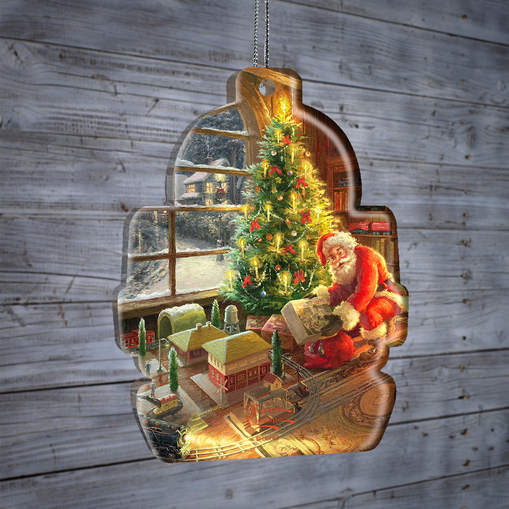 Thomas Kinkade Studios (Lionel Train - Santas Special Delivery)  Hanging Acrylic Print ACPTRAIN688