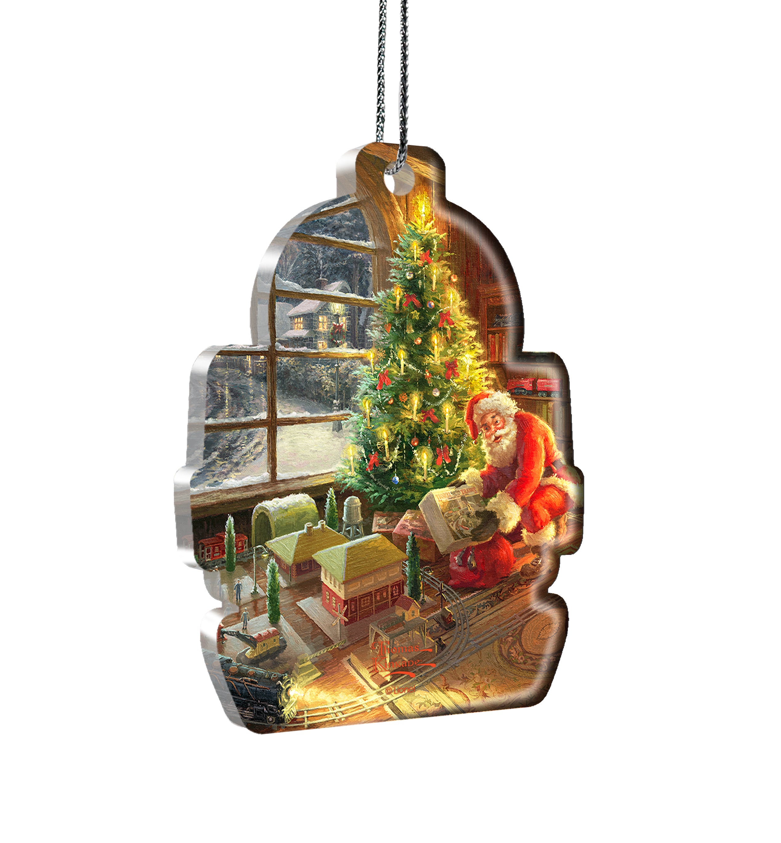 Thomas Kinkade Studios (Lionel Train - Santas Special Delivery)  Hanging Acrylic Print ACPTRAIN688