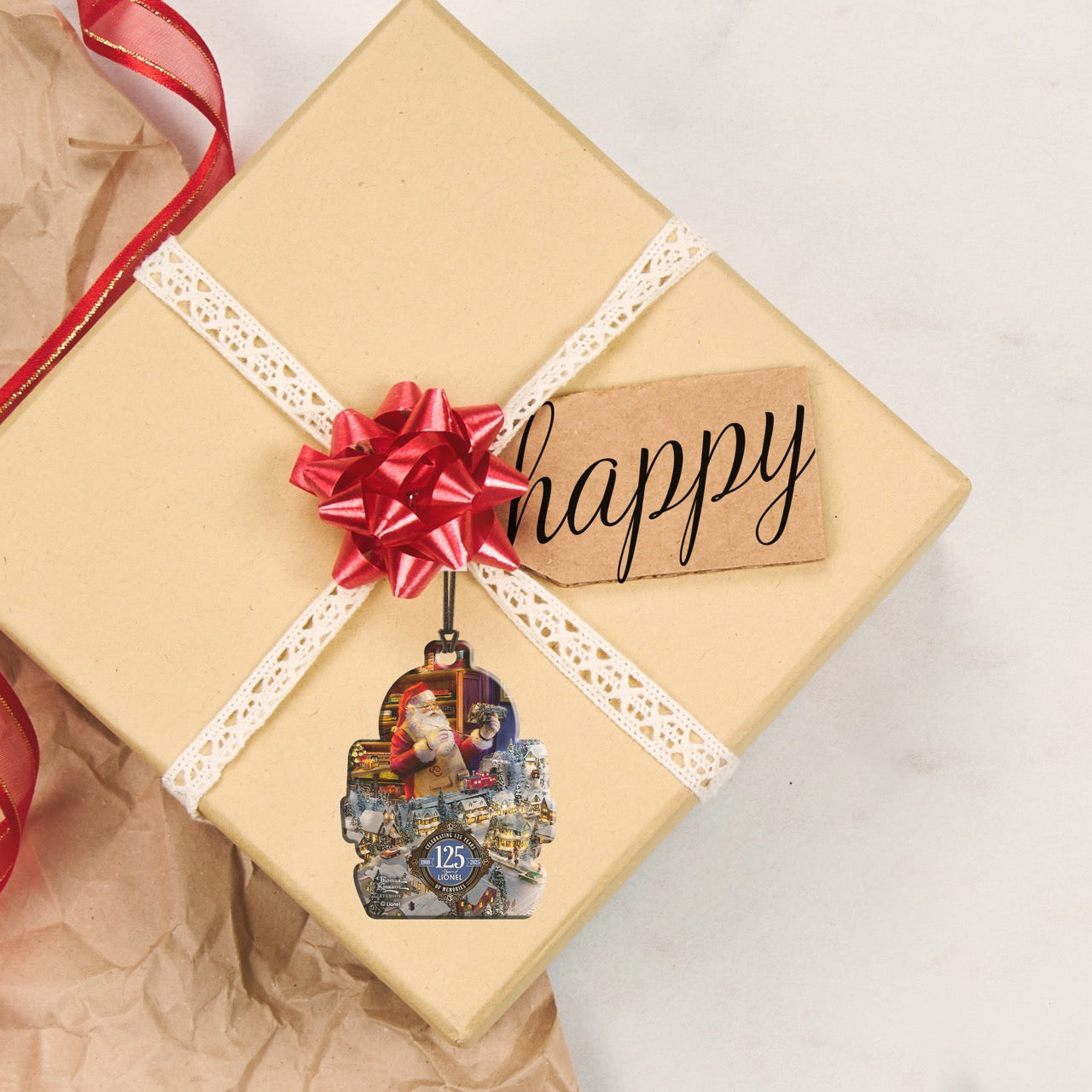 Thomas Kinkade (Lionel - Santa's Final Touch, A Lionel Legacy) Hanging Acrylic Print ACPTRAIN837