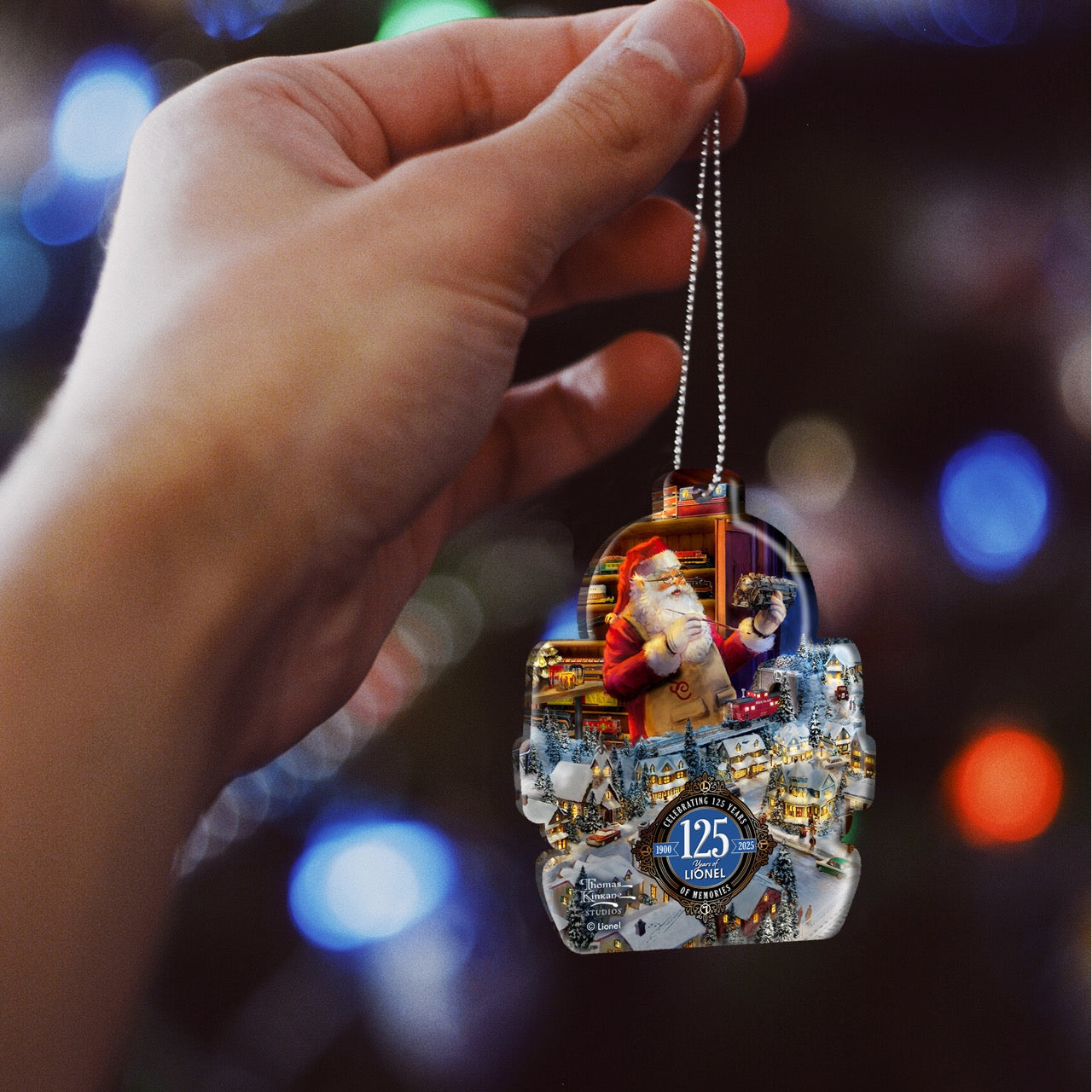 Thomas Kinkade (Lionel - Santa's Final Touch, A Lionel Legacy) Hanging Acrylic Print ACPTRAIN837