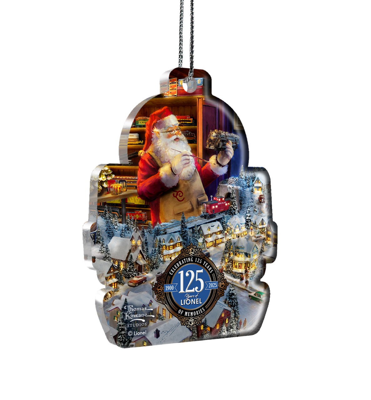 Thomas Kinkade (Lionel - Santa's Final Touch, A Lionel Legacy) Hanging Acrylic Print ACPTRAIN837