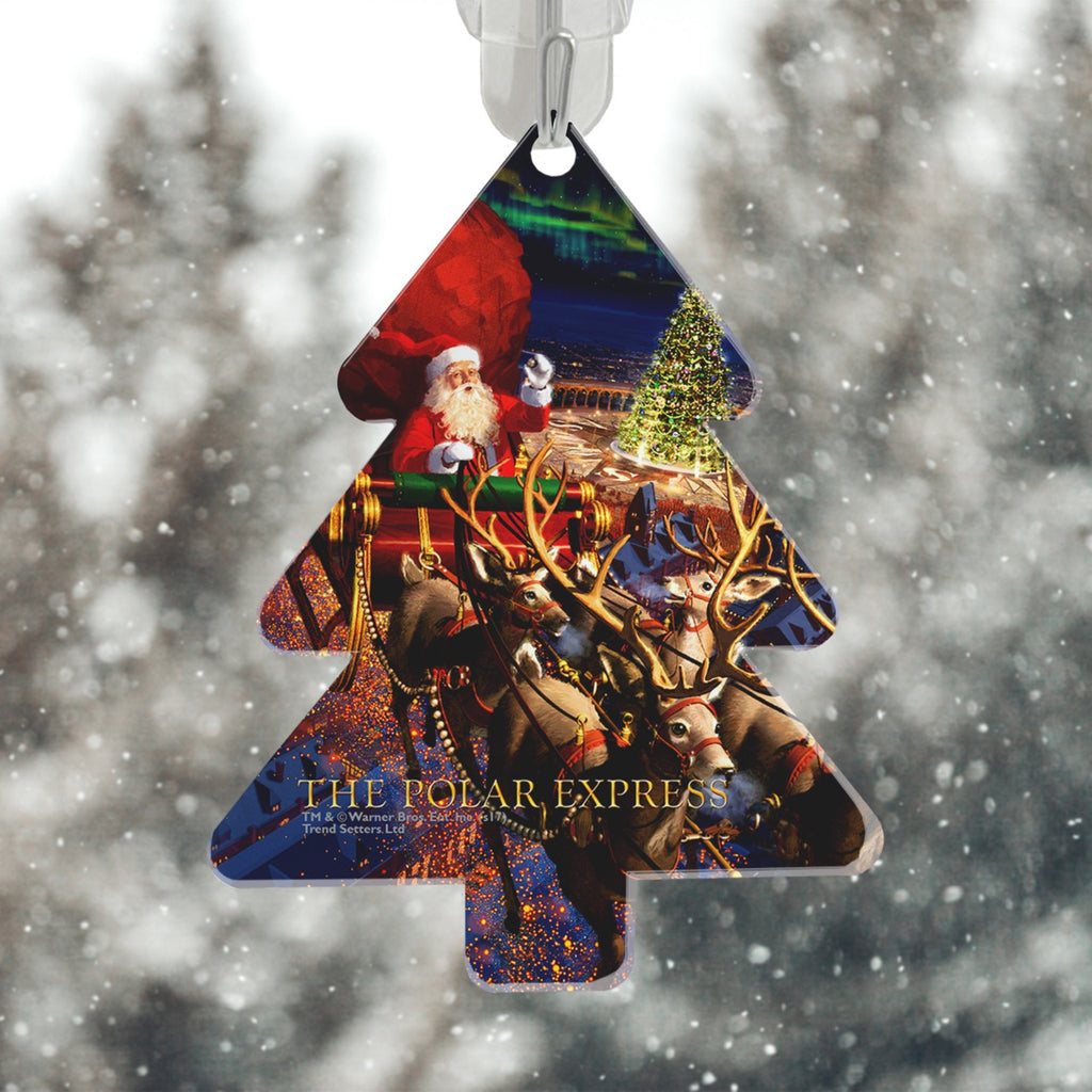The Polar Express (Christmas Tree) Tree-Shaped Acrylic Print ACPTREE224