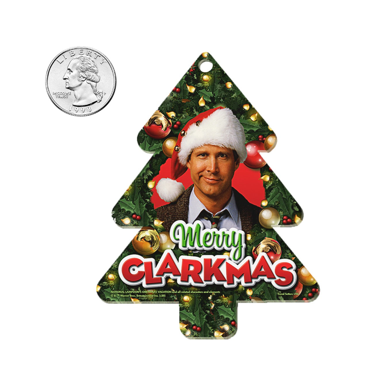 National Lampoons Christmas Vacation (Merry Clarkmas) Tree-Shaped Acrylic Print ACPTREE613